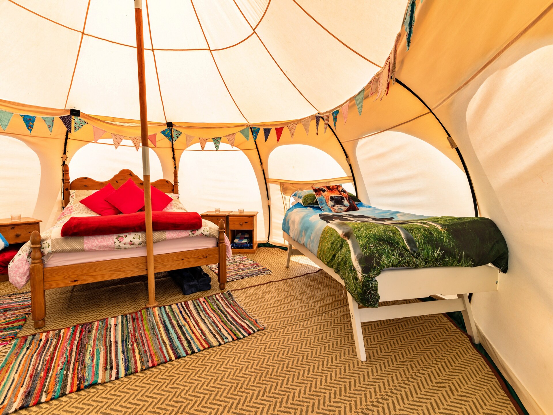 Lotus Belle-tent op melkveebedrijf in Noord-Devon, 4 hectare privéveld - foto 9