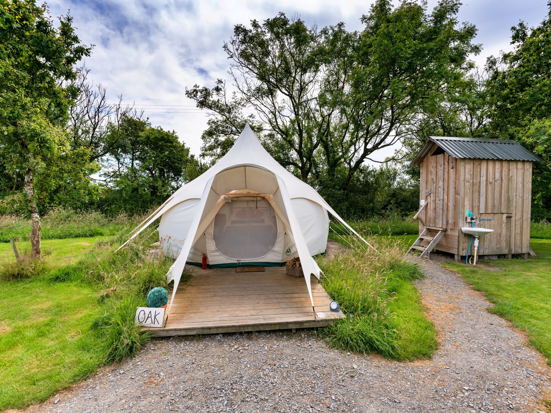 Unieke glamping in Oak Lotus Belle Tent op melkveebedrijf bij Ilfracombe - foto 3