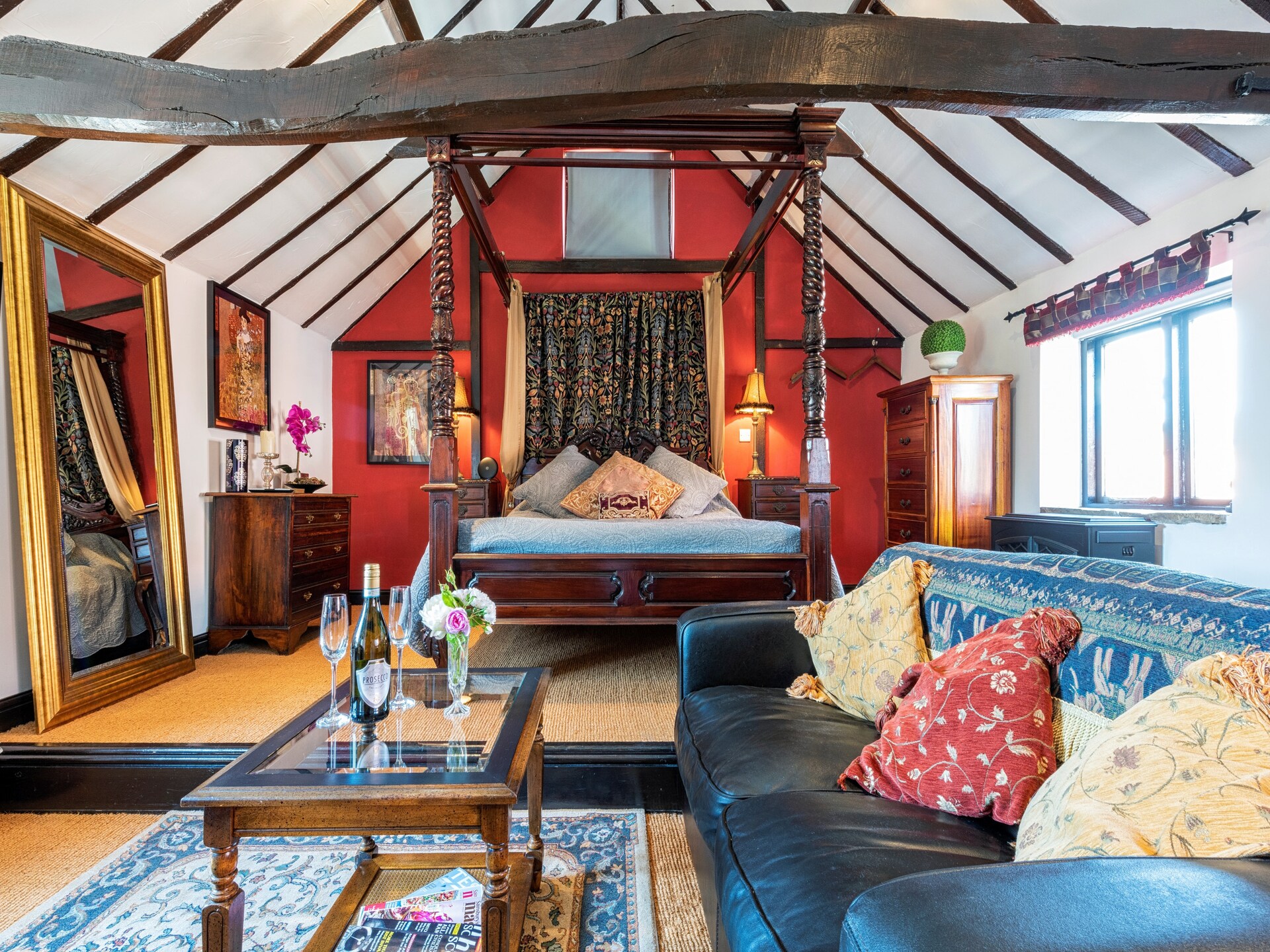 The Hayloft: Romantisch appartement met hemelbed nabij Newark en Lincoln - foto 9