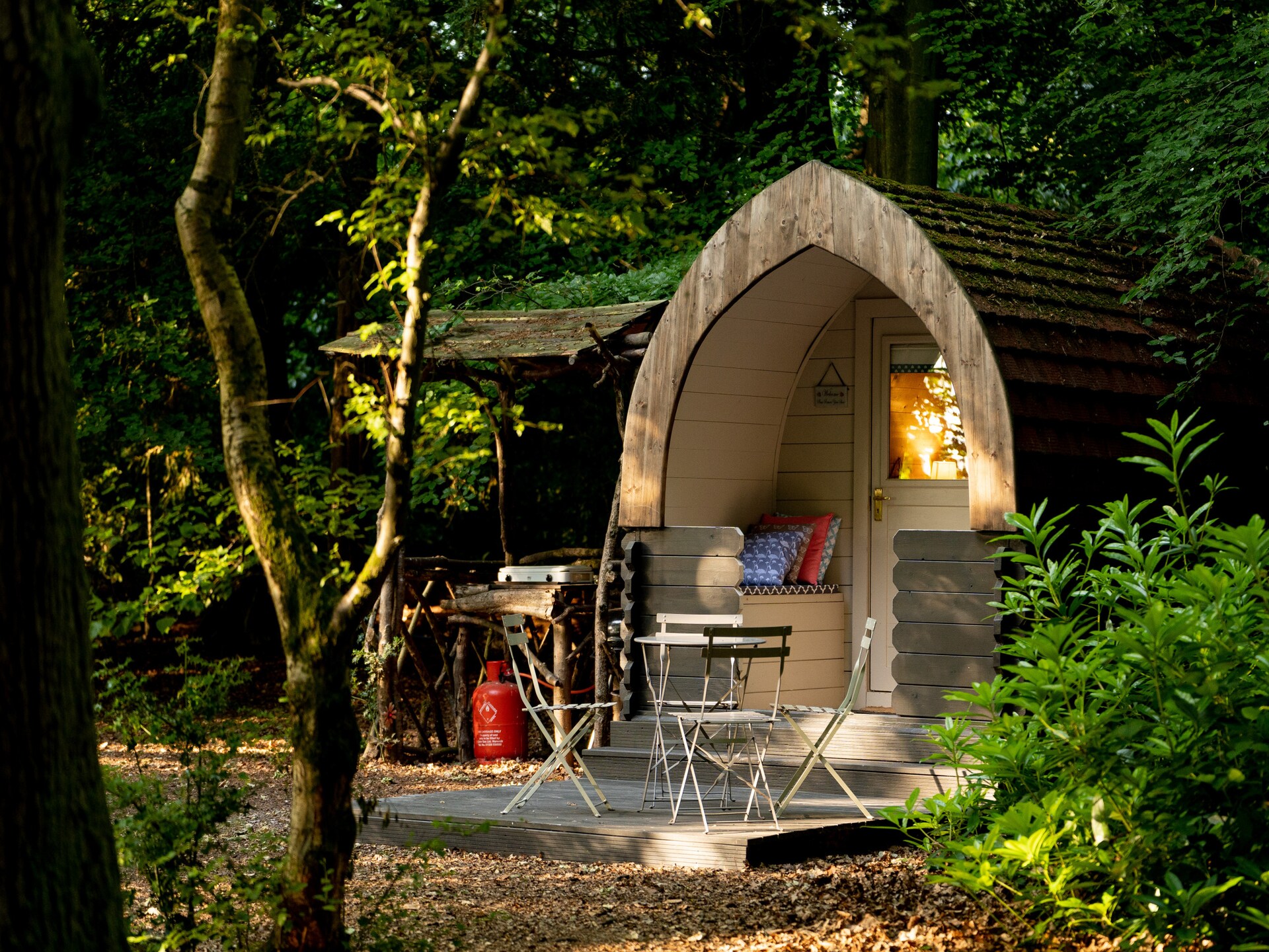 Daisy Glamping Pod: knusse bosretraite voor 4 op privélandgoed bij Newbury - foto 1