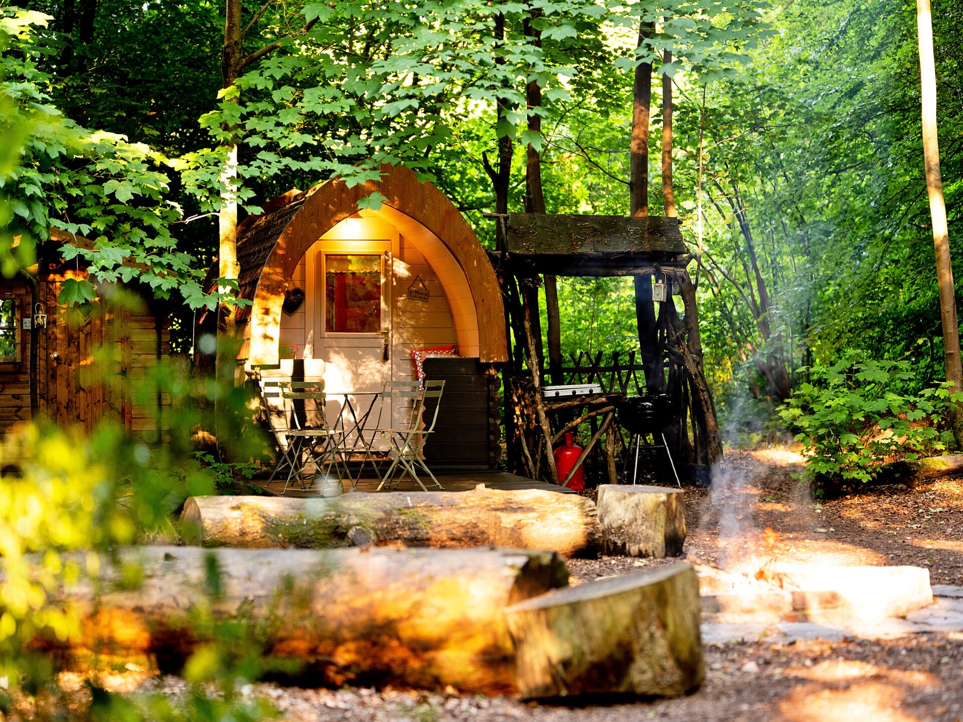 Glamping in eeuwenoud bos: Bluebelle Pod bij Newbury - foto 16