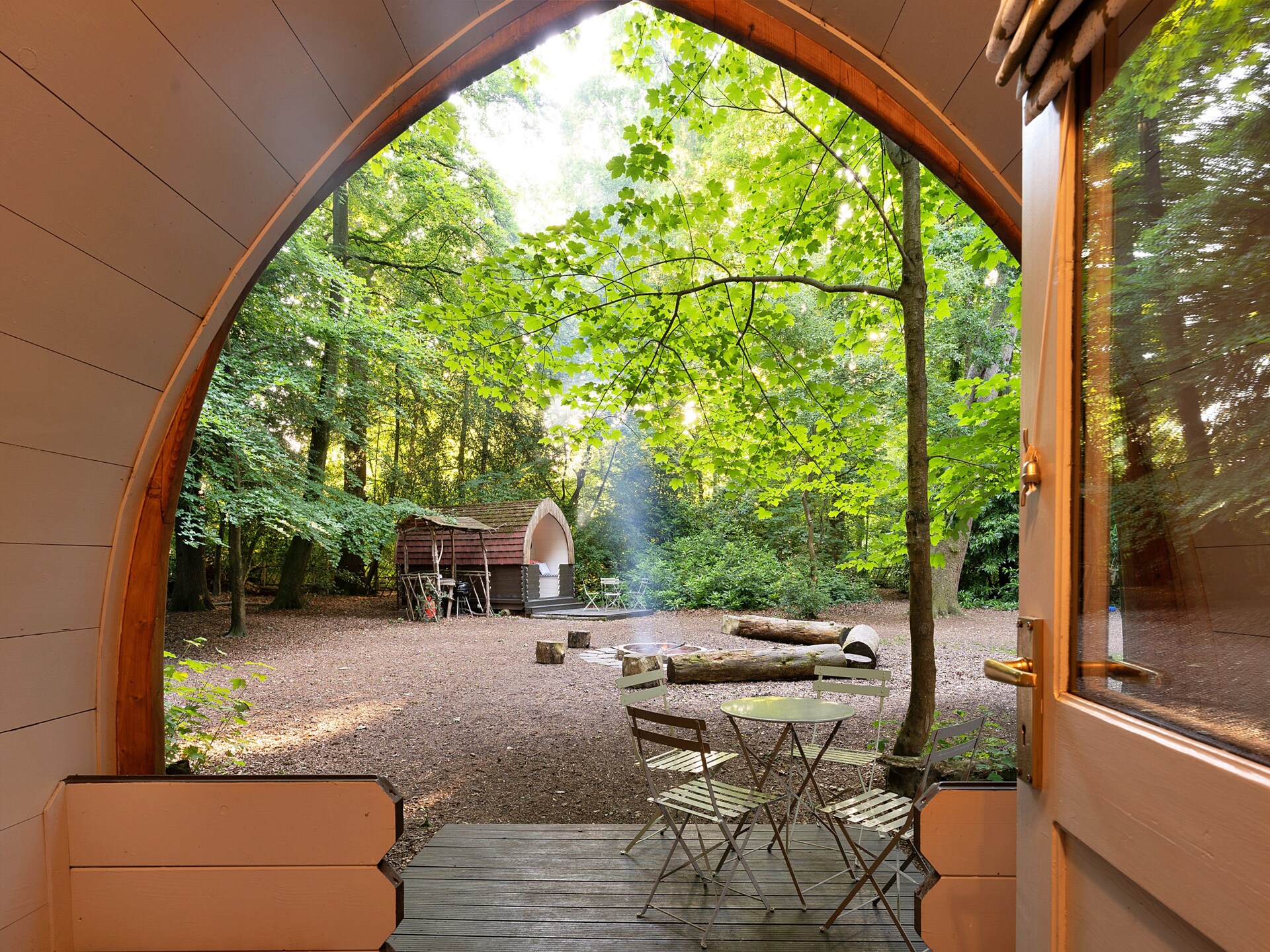 Glamping in eeuwenoud bos: Bluebelle Pod bij Newbury - foto 15
