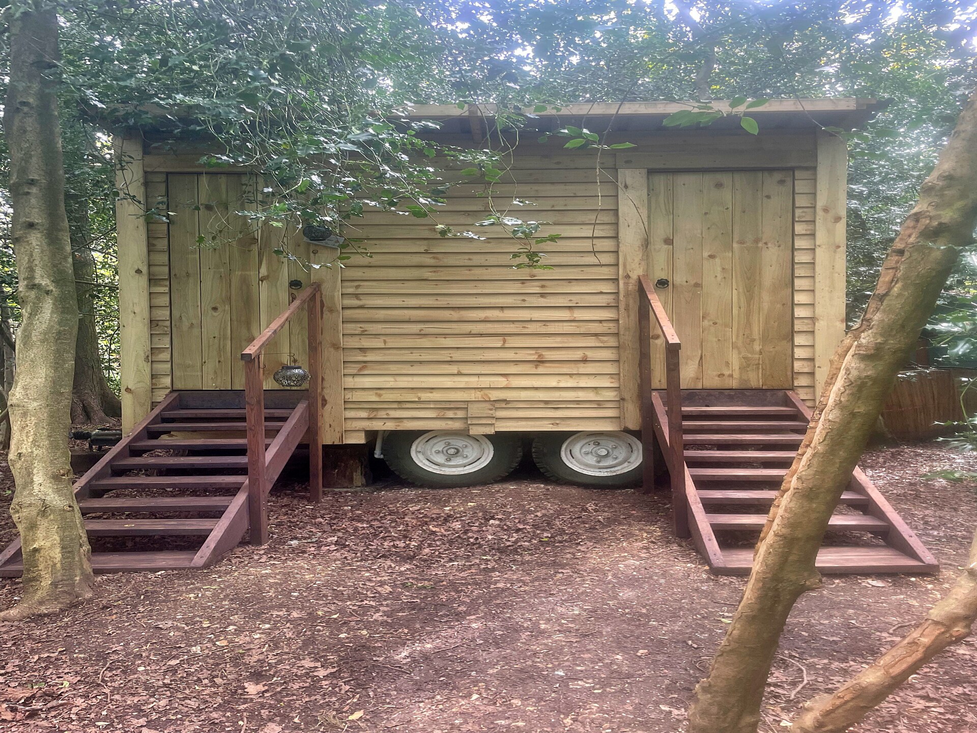 Magische Bell Tent in privébos bij Newbury – 6 personen - foto 11