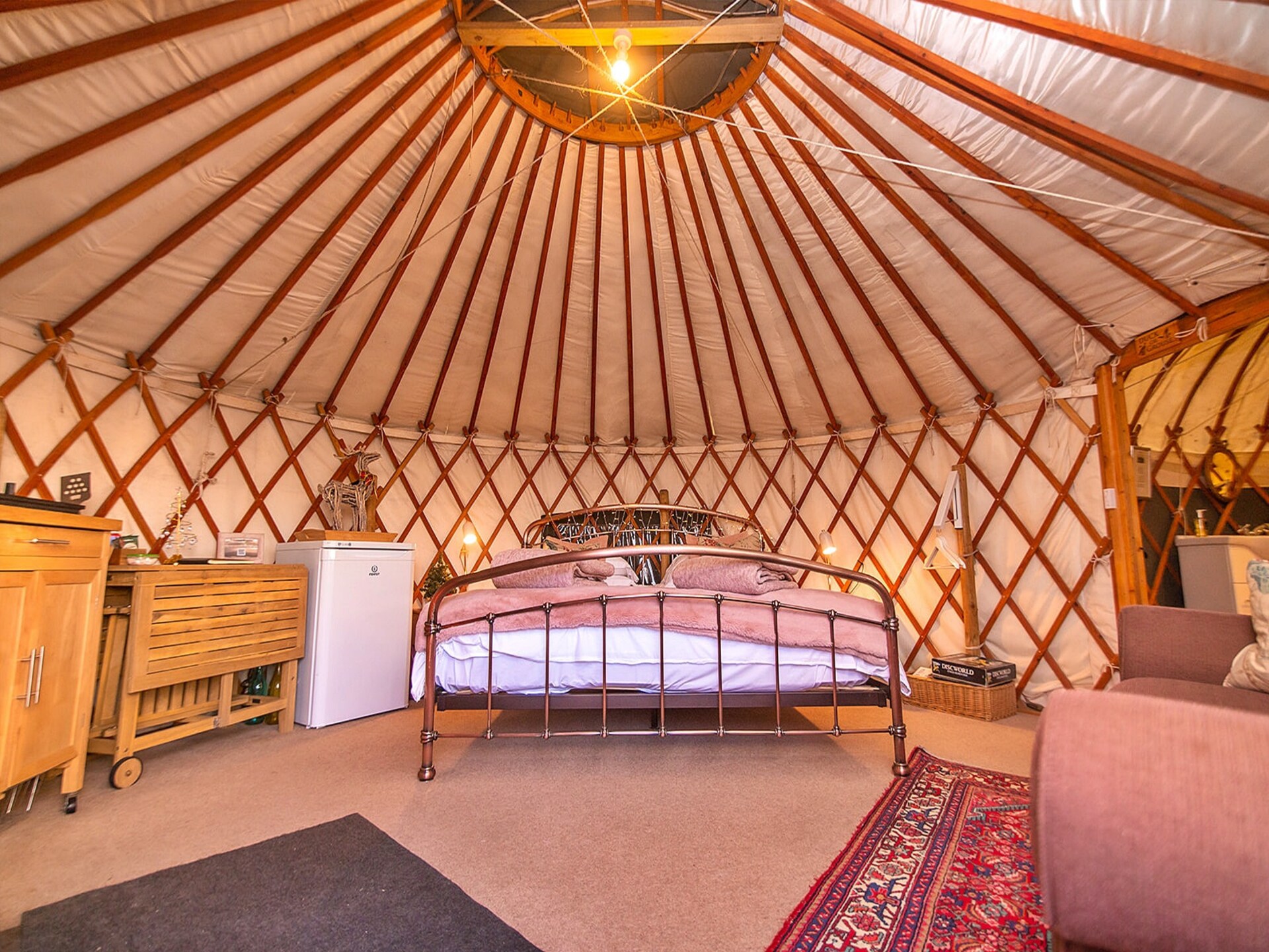 Romantische yurt met hot tub en uitzicht op Gleneagles - foto 1