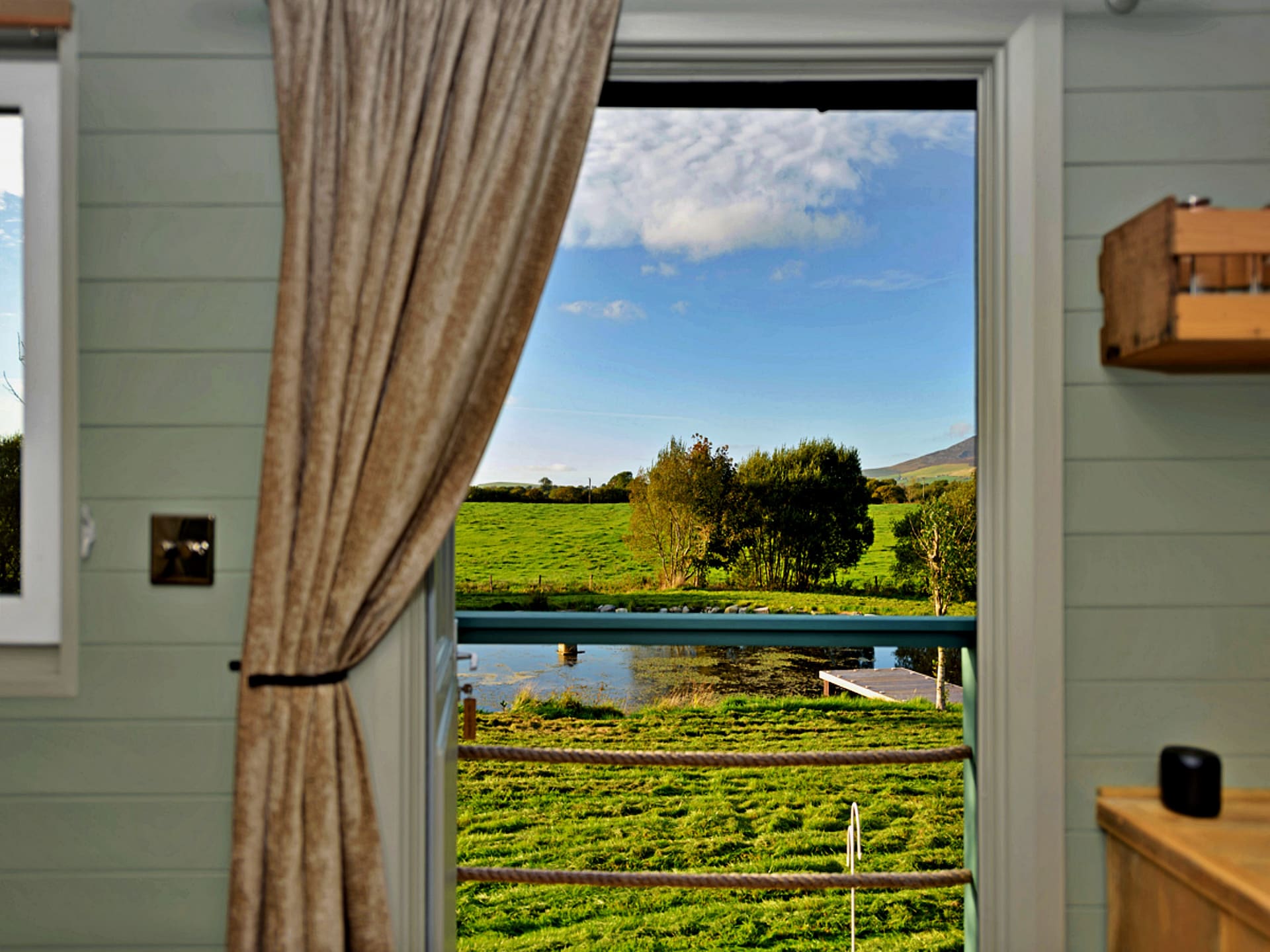 Sfeervol chalet 'Joan' Shepherds Hut in Pwllheli - foto 13
