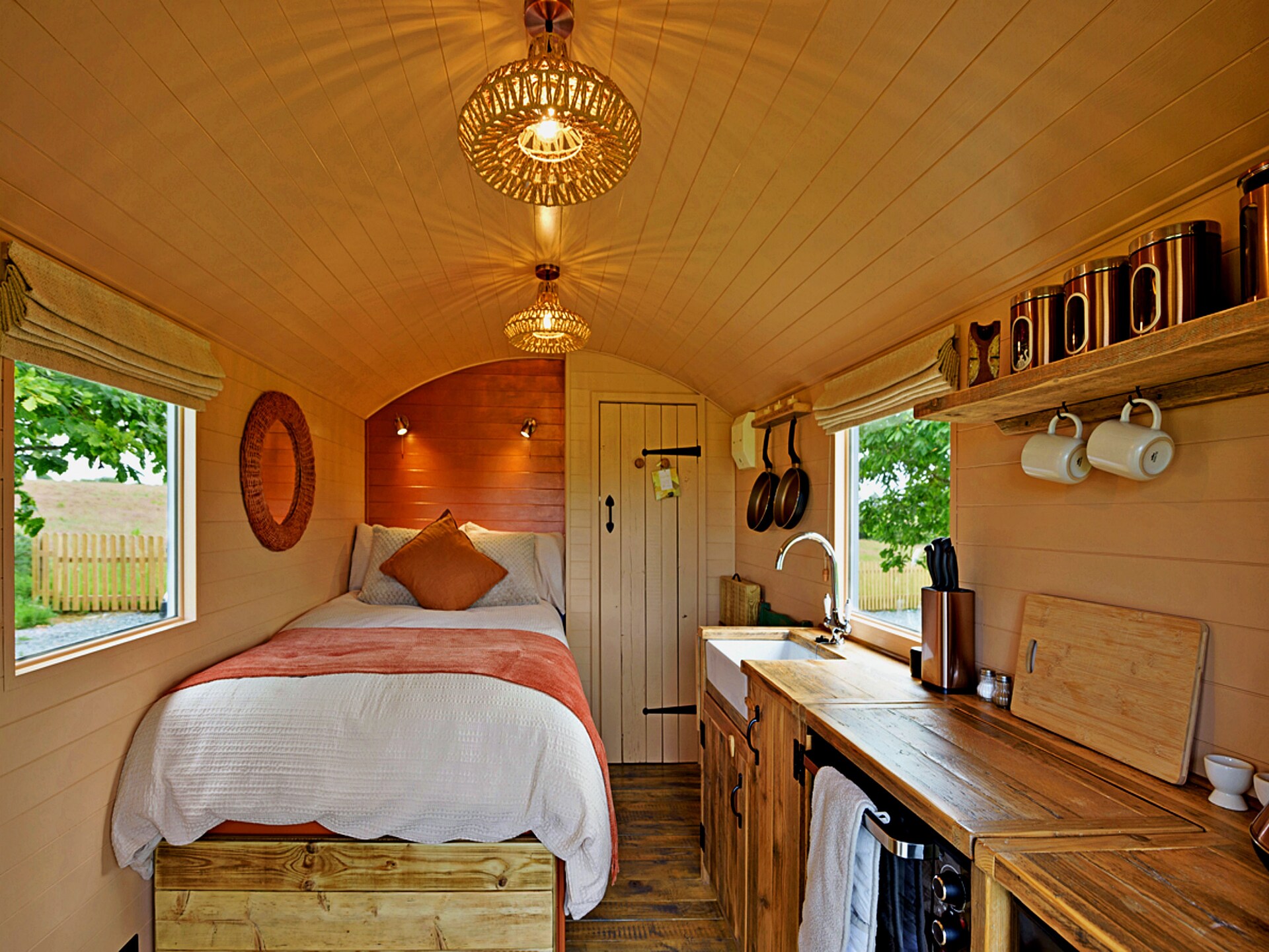 Romantisch chalet 'Marared' met weids bergzicht op schiereiland Llŷn - foto 7