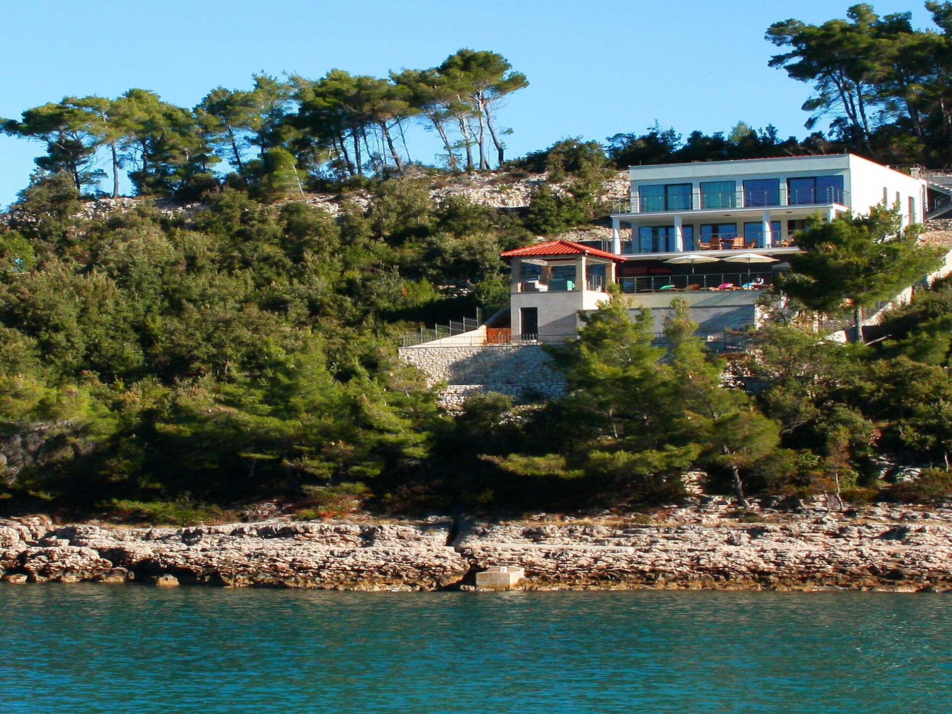 8-persoons luxe villa aan zee met privézwembad in Korcula - foto 24