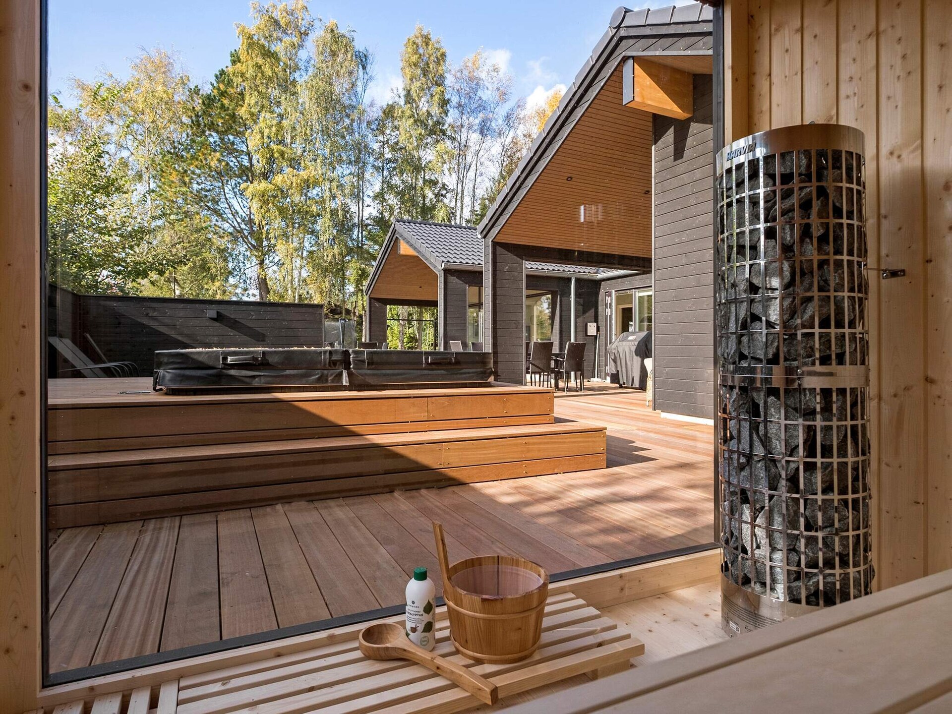 Luxe vakantiehuis voor 10 personen met privézwembad, wellness en activiteitenruimte op 400m van zee bij Løkken - foto 16