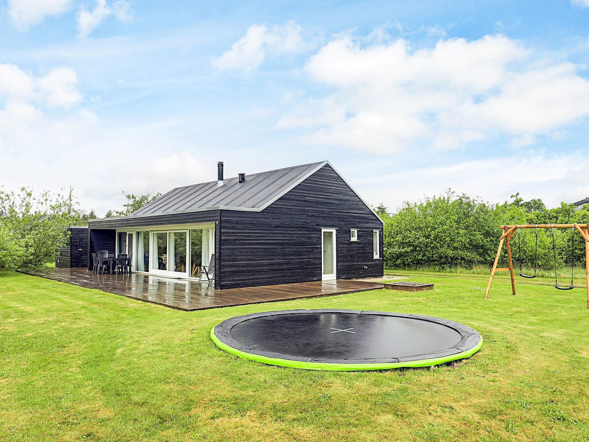 Vrijstaand vakantiehuis bij Brovst met sauna, whirlpool en grote tuin - foto 2