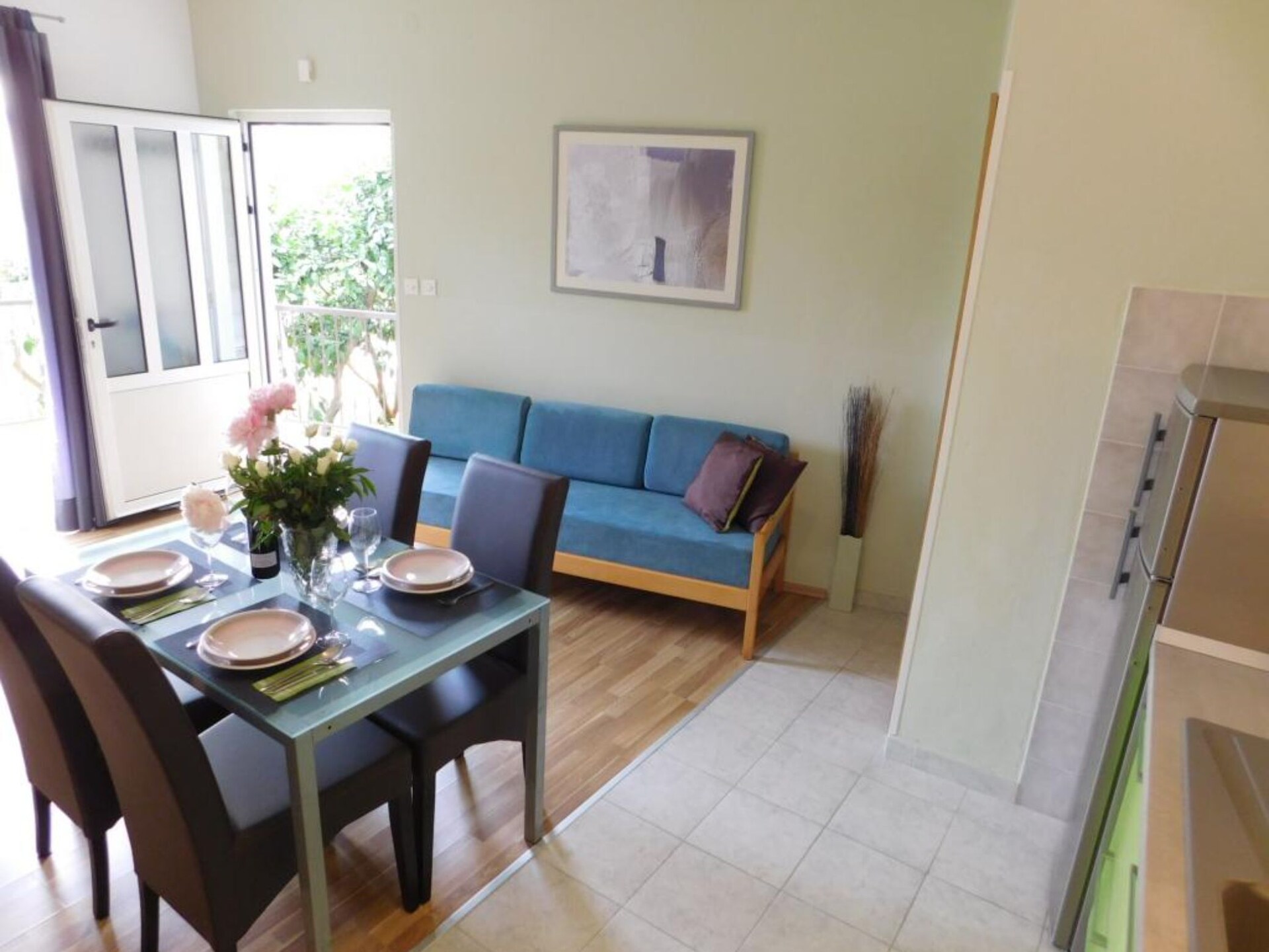 Familie-appartement met balkon op 100 meter van het strand in Podgora - foto 2