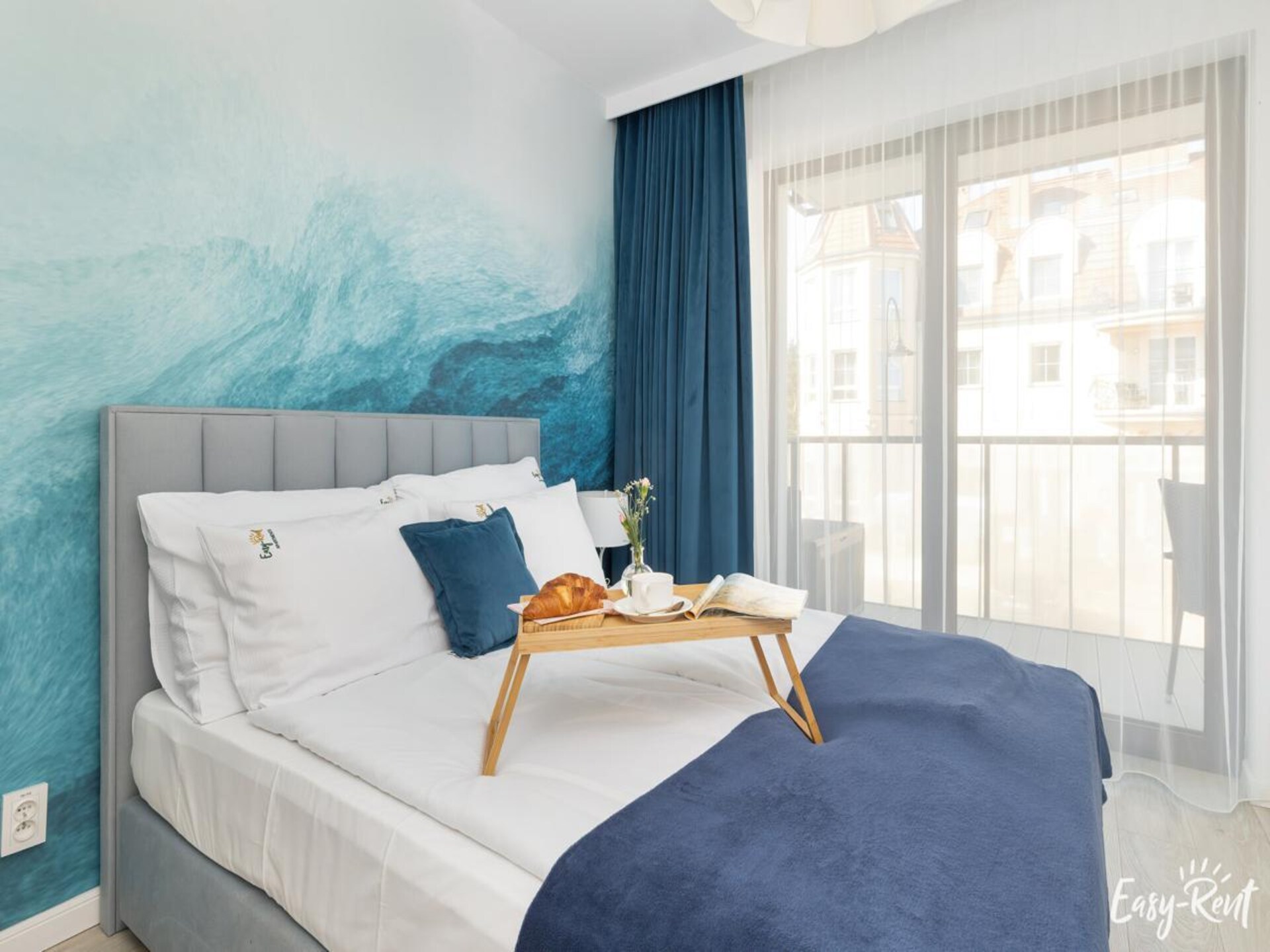 Niechorze appartement op 40 meter van het strand met zeezicht en balkon - foto 5
