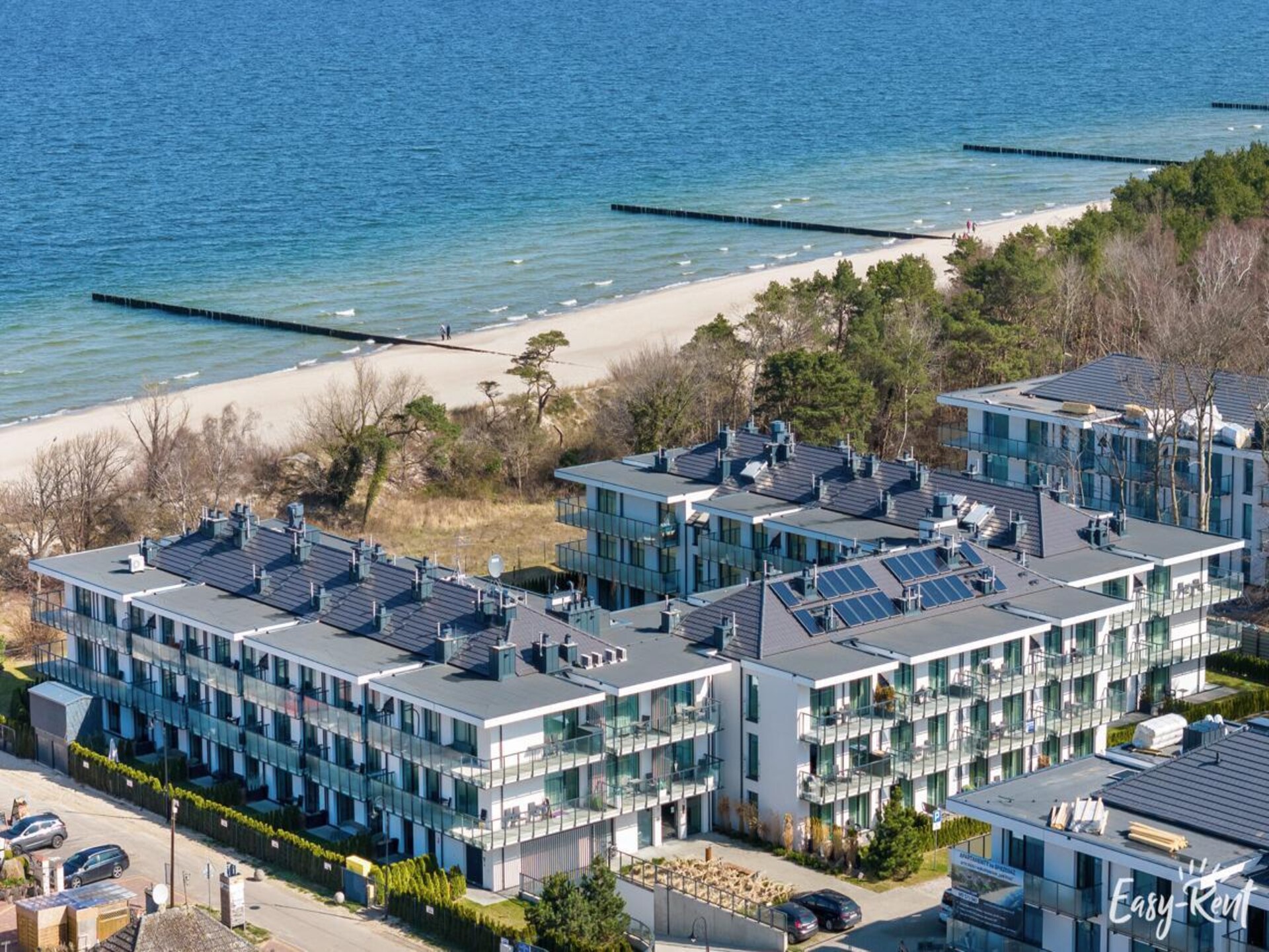 Niechorze appartement op 40 meter van het strand met zeezicht en balkon - foto 1