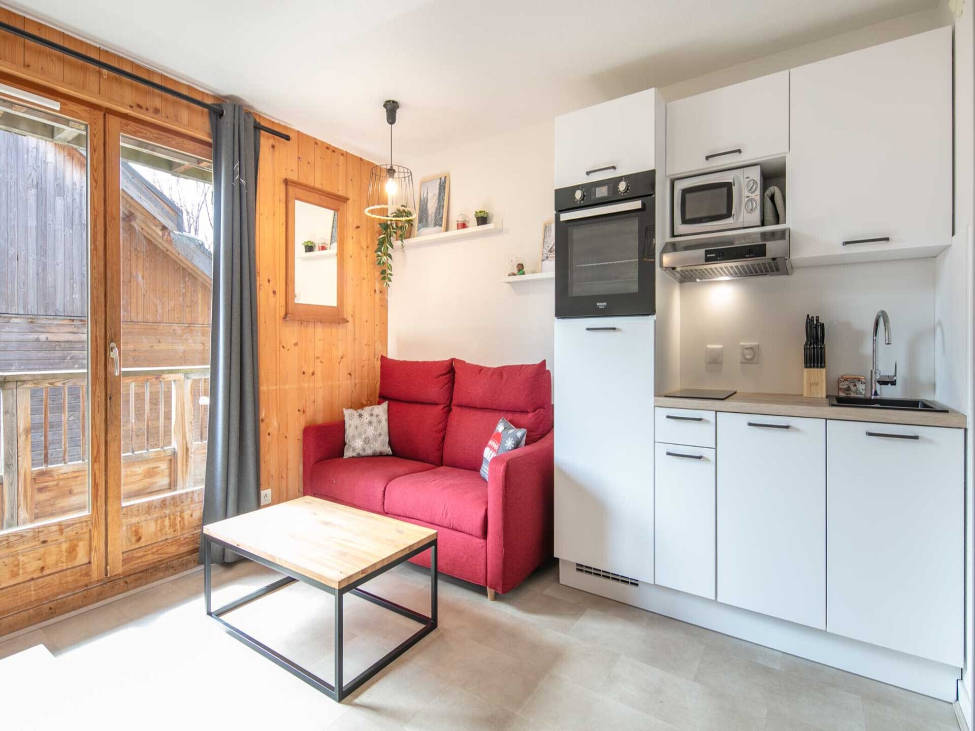 Appartement Les Biches N°81 - 3P6, direct aan de piste in Saint-Sorlin - foto 3