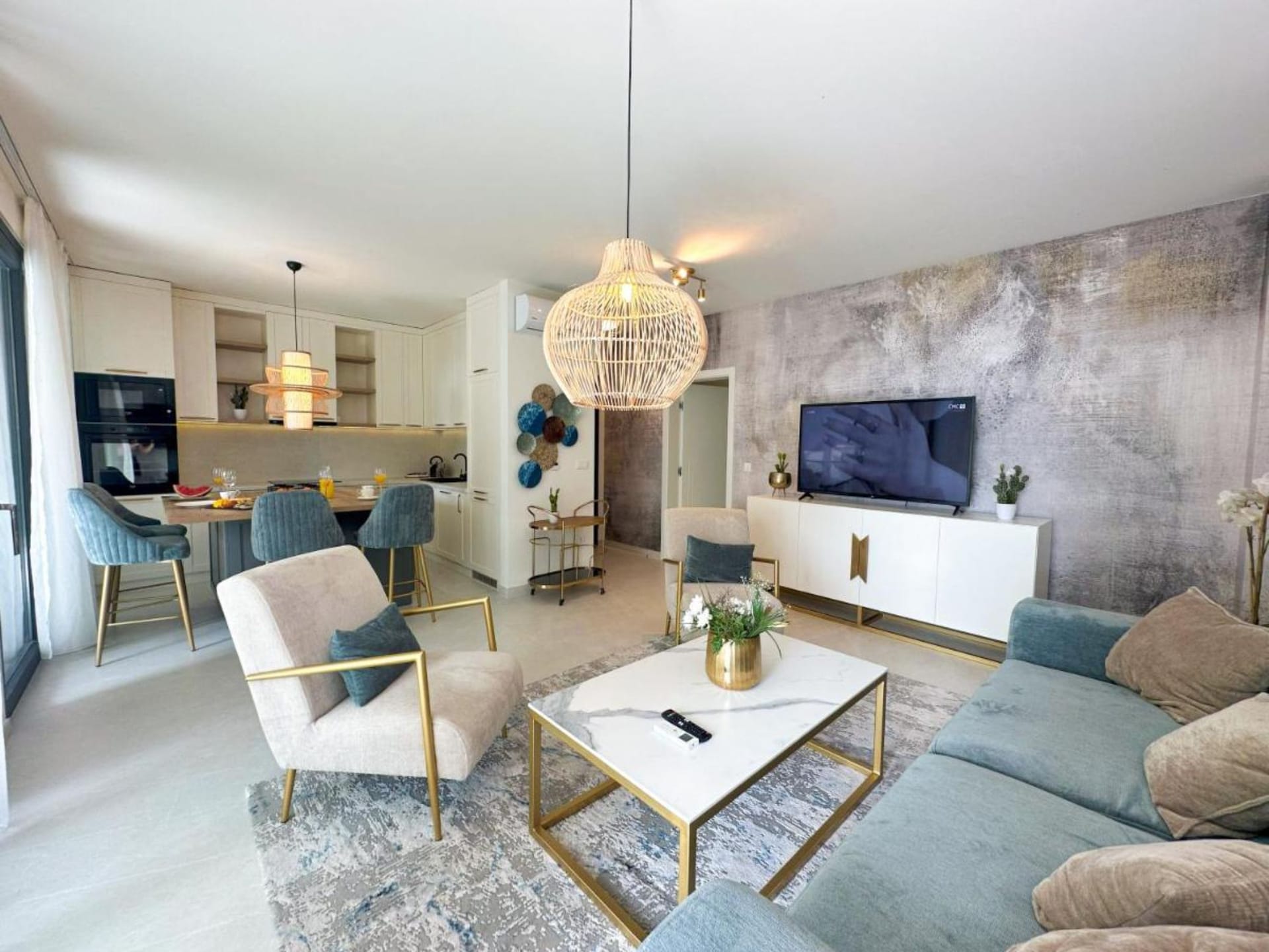Aan het strand: Modern appartement in Kozino voor 4 personen - foto 2