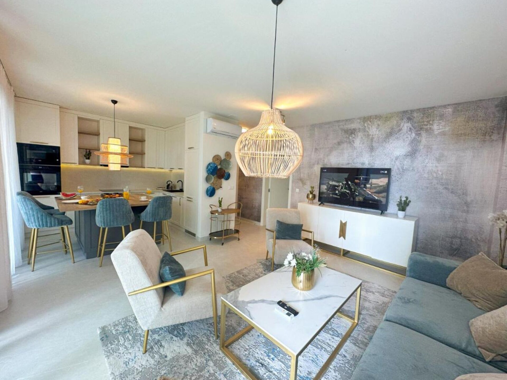 Aan het strand: Modern appartement in Kozino voor 4 personen - foto 3