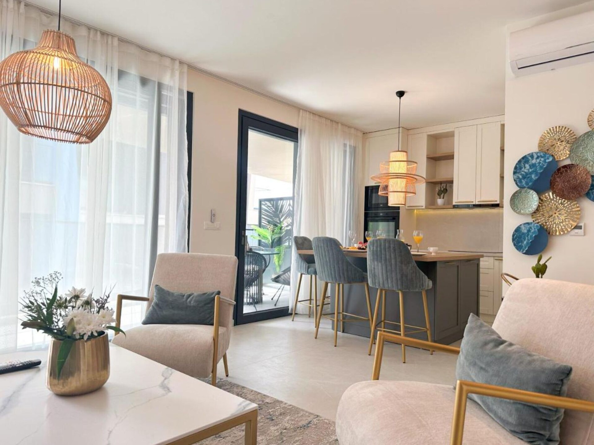 Aan het strand: Modern appartement in Kozino voor 4 personen - foto 7
