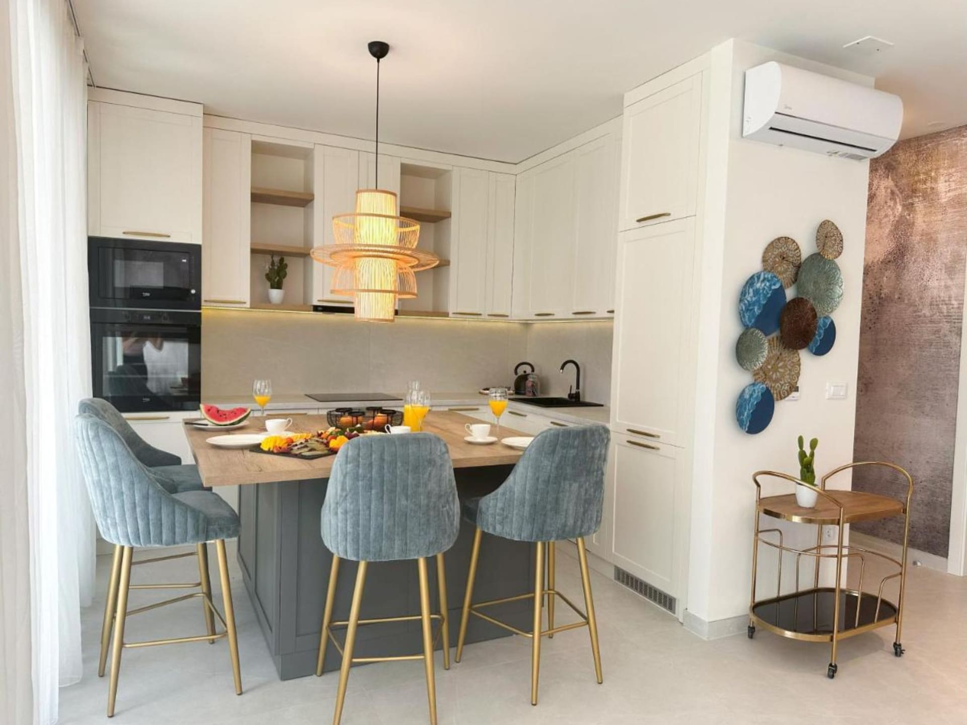 Aan het strand: Modern appartement in Kozino voor 4 personen - foto 12