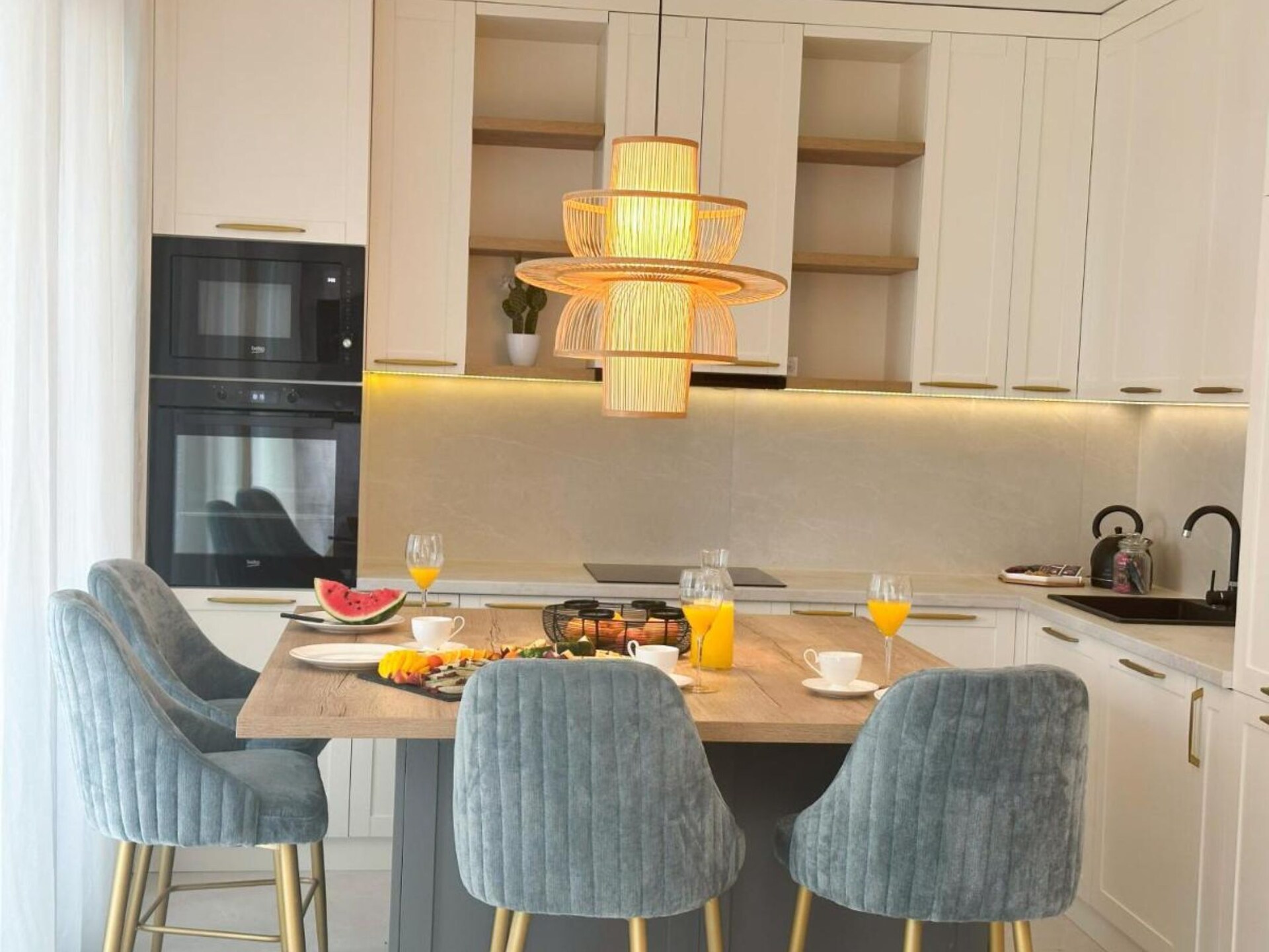 Aan het strand: Modern appartement in Kozino voor 4 personen - foto 11
