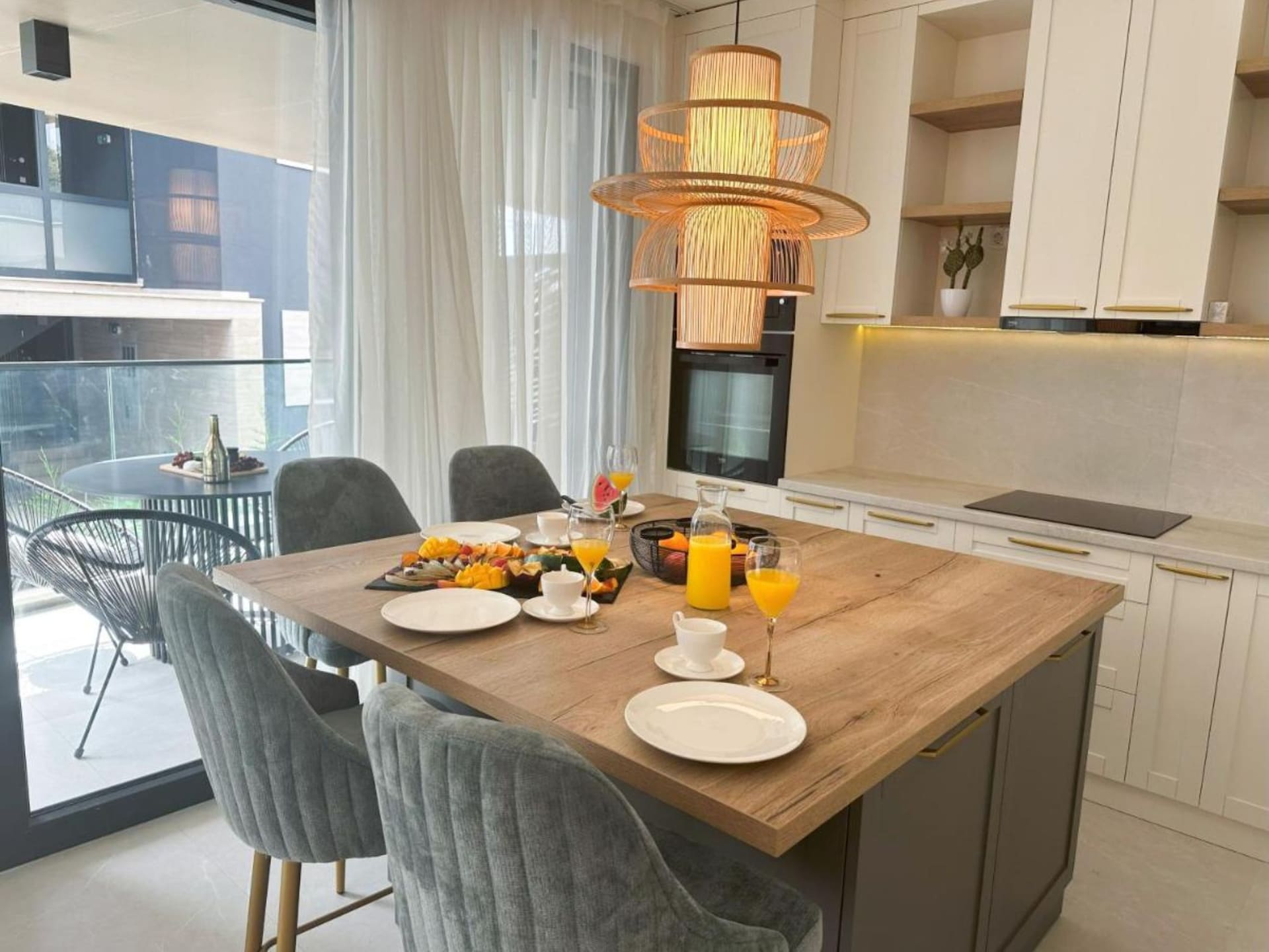 Aan het strand: Modern appartement in Kozino voor 4 personen - foto 9