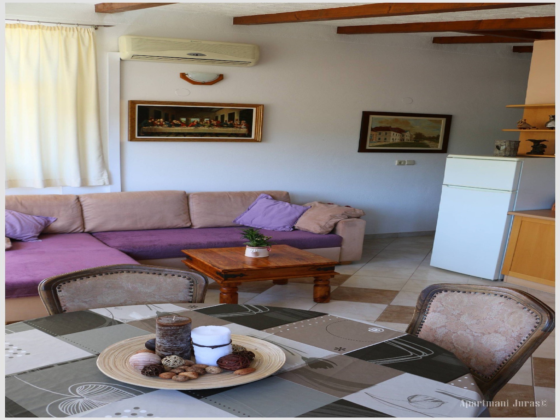 Aan het strand: Ruim appartement voor 6 personen in Rogoznica - foto 2