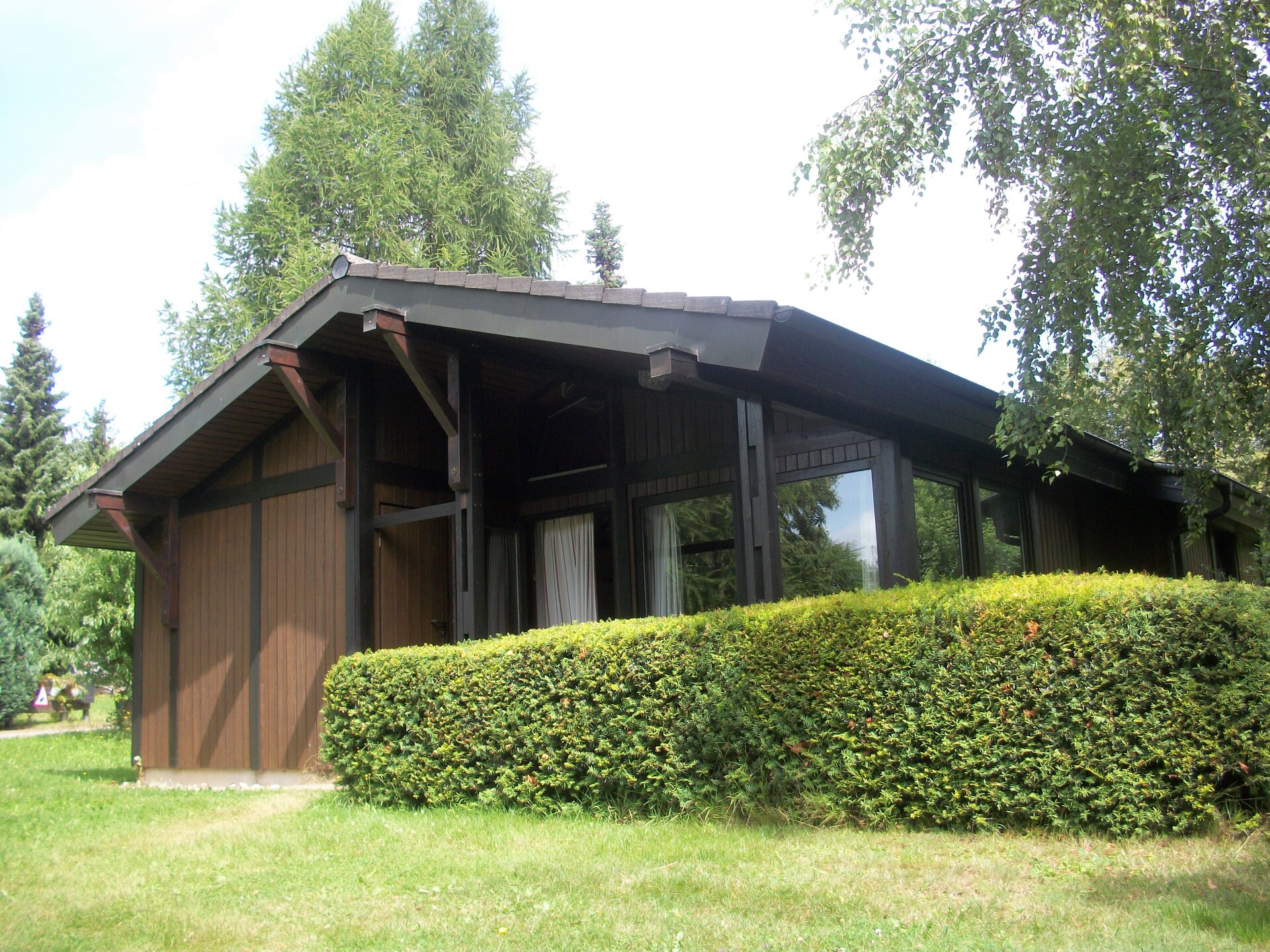 Houten bungalow voor 5 in het Odenwald bij Waldbrunn - foto 4
