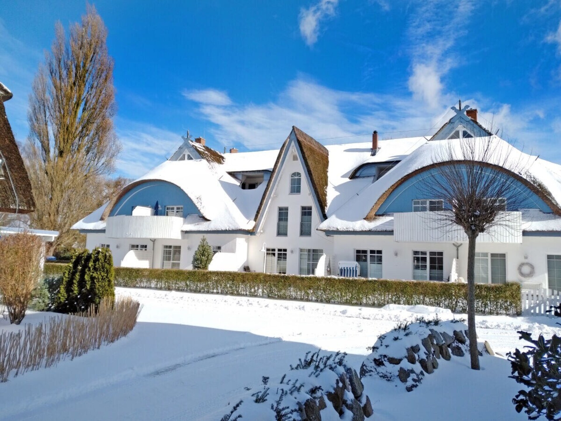 Romantisch appartement met privé-wellness in rietgedekt huis te Zingst - foto 9