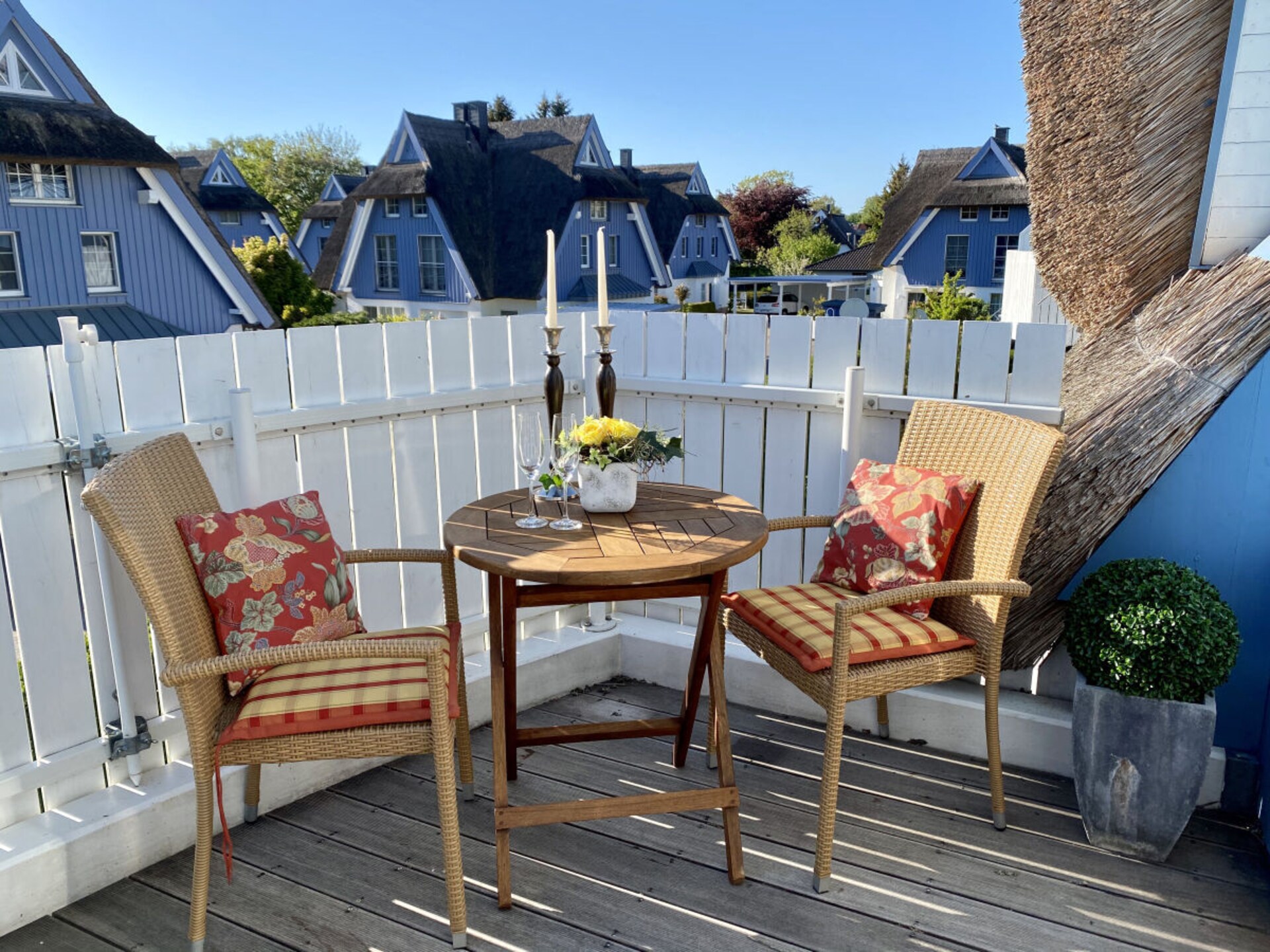 Romantisch appartement met privé-wellness in rietgedekt huis te Zingst - foto 25