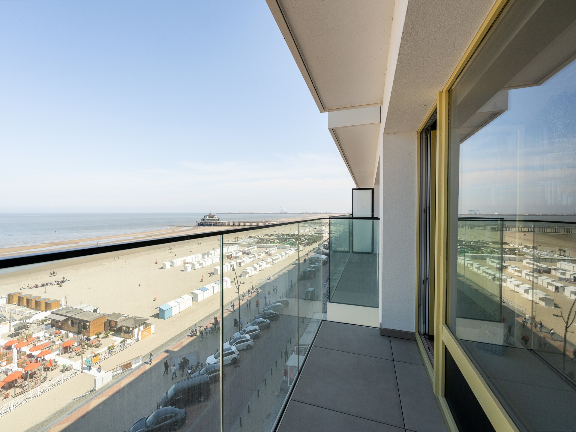 Licht appartement op de 6e verdieping met panoramisch zeezicht in Blankenberge - foto 16