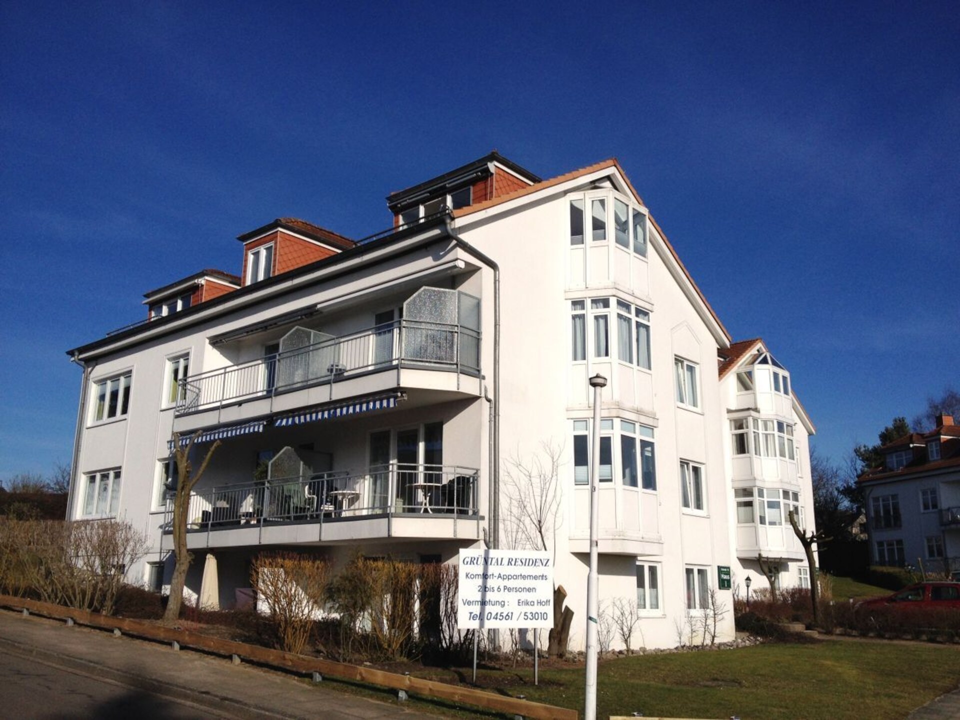 Zeezichtappartement in Grömitz met balkon op het zuidwesten, 400m van het centrum - foto 1
