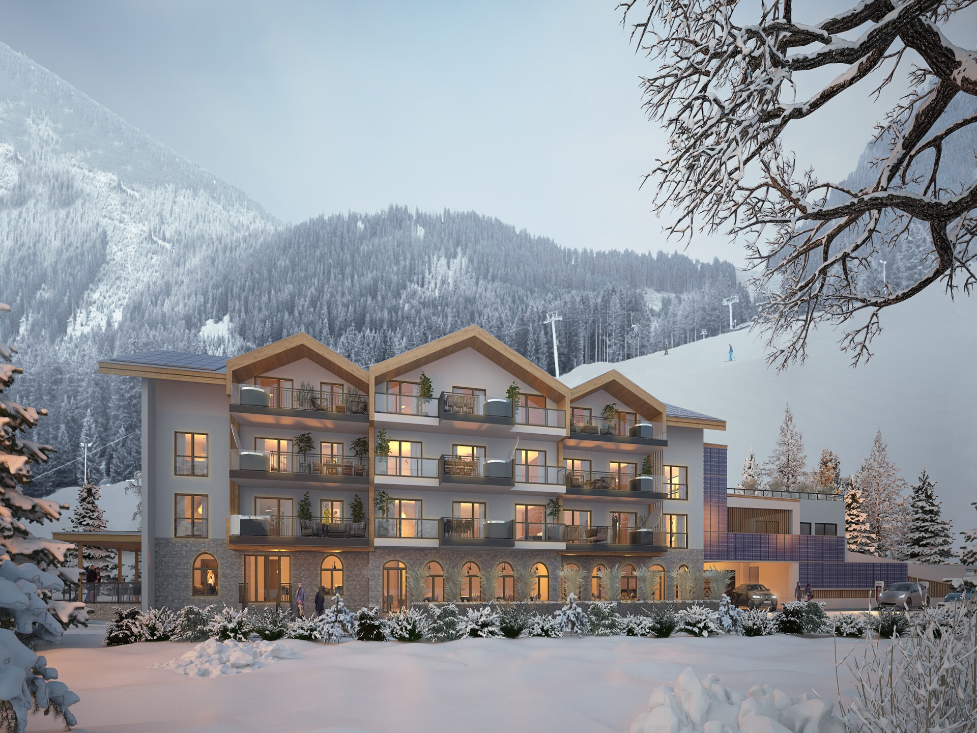 Zonnig appartement met sauna, buitenbad en ski-in/ski-out in Berwang - foto 16
