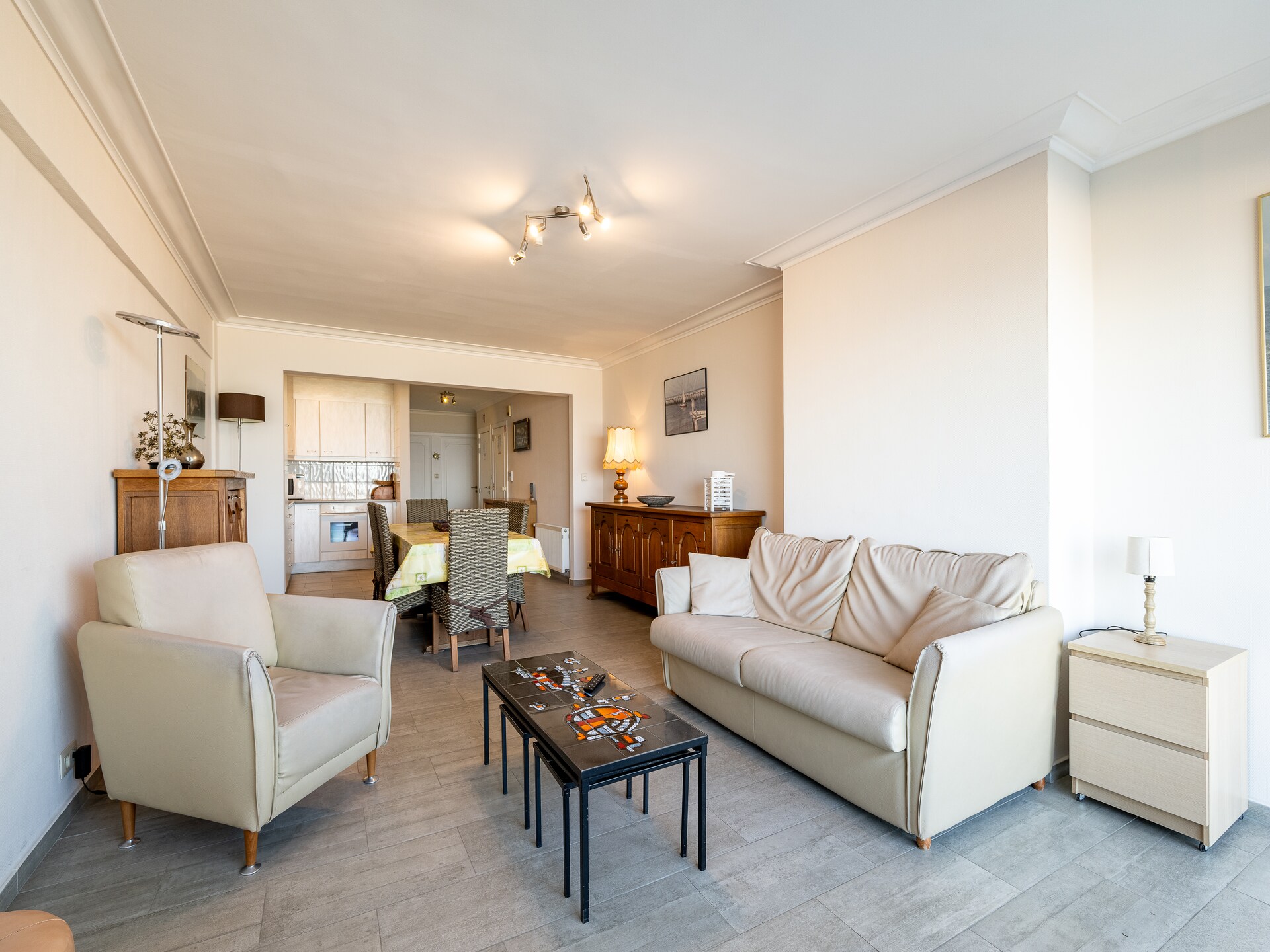 Appartement aan zee in Blankenberge met 2 slaapkamers en terras - foto 7