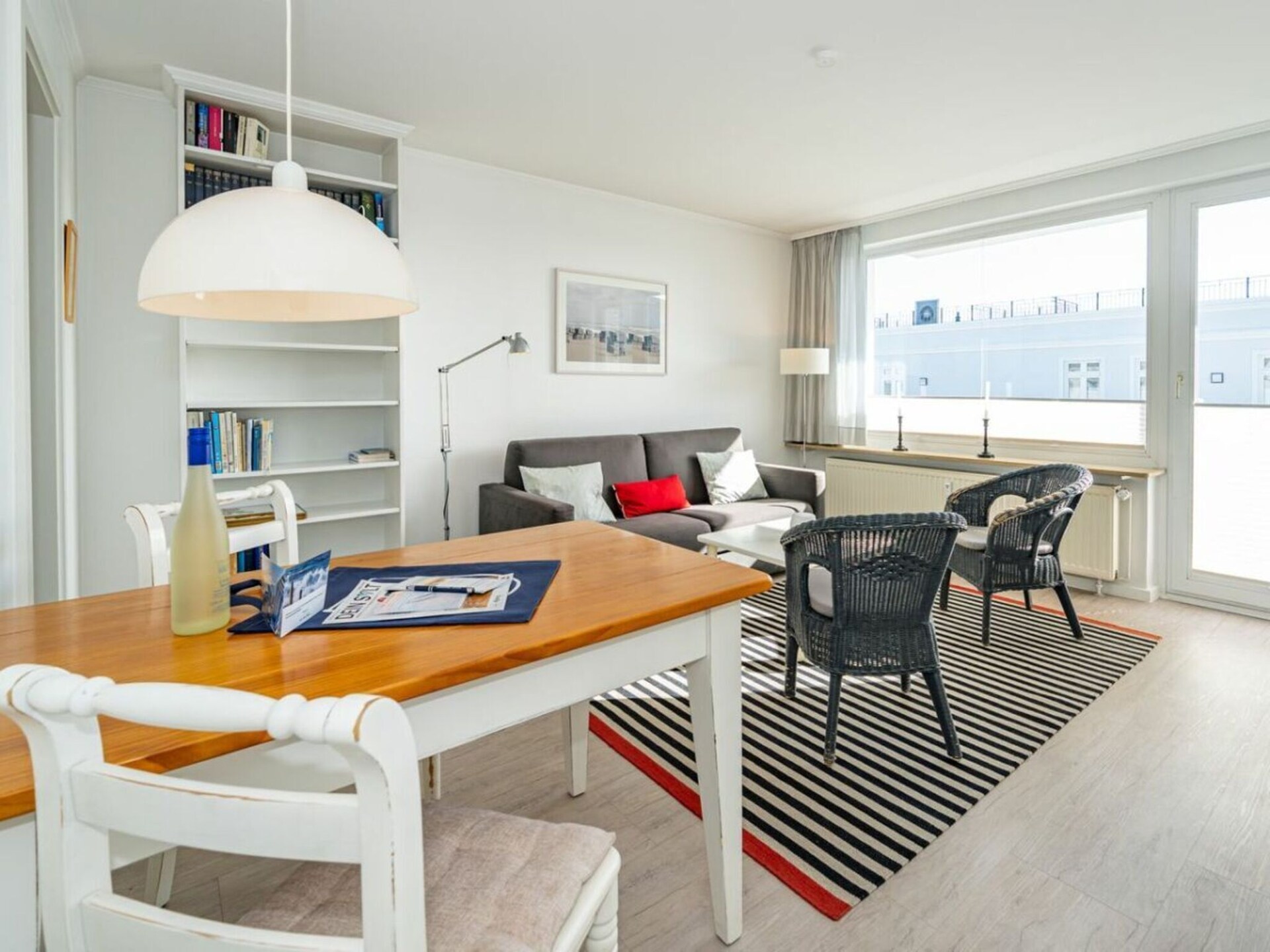 Zonnig appartement op het zuiden met balkon in Westerland - foto 5