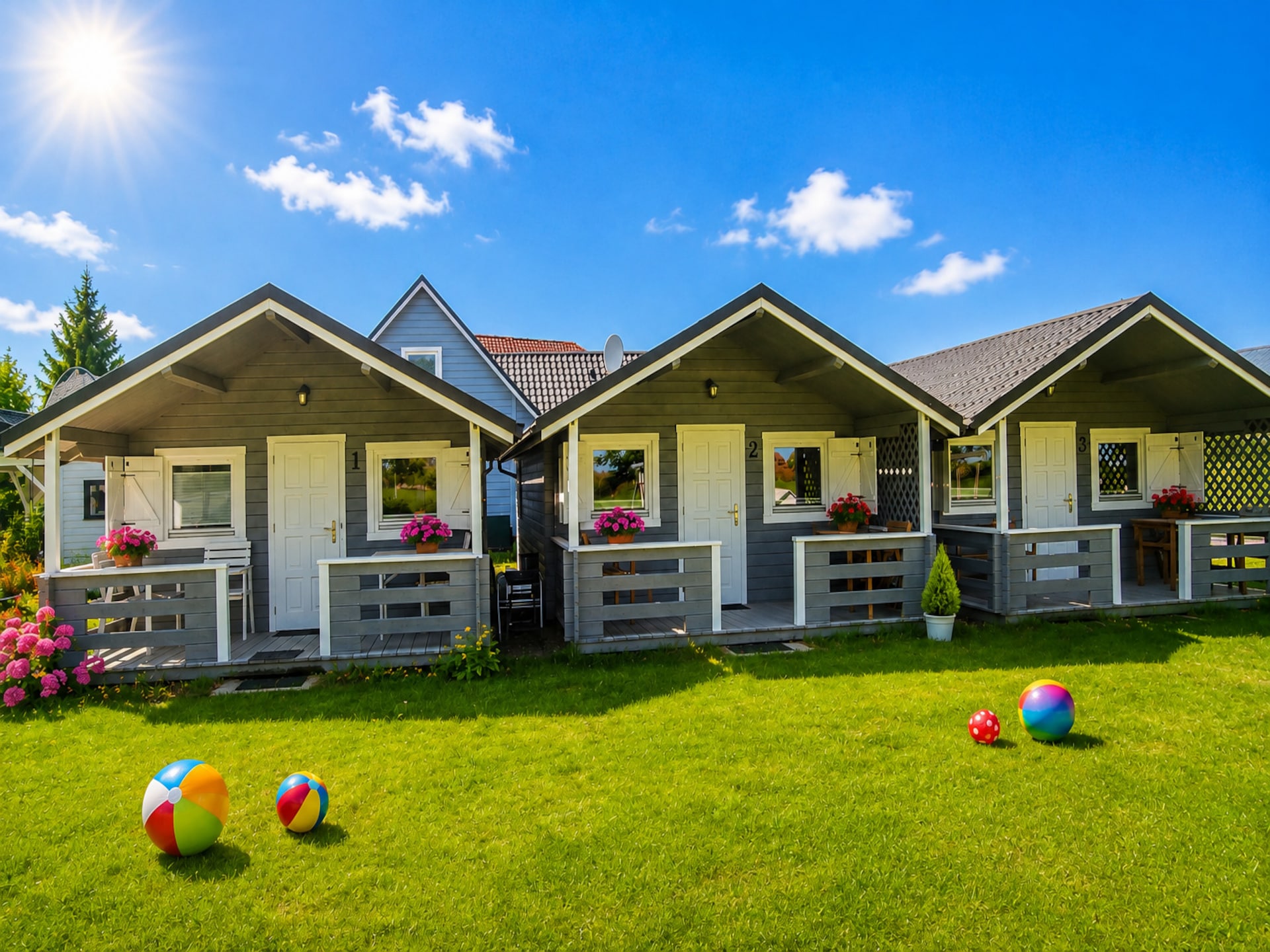 4-persoons bungalow in Dziwnówek op 1 km van de zee - foto 1