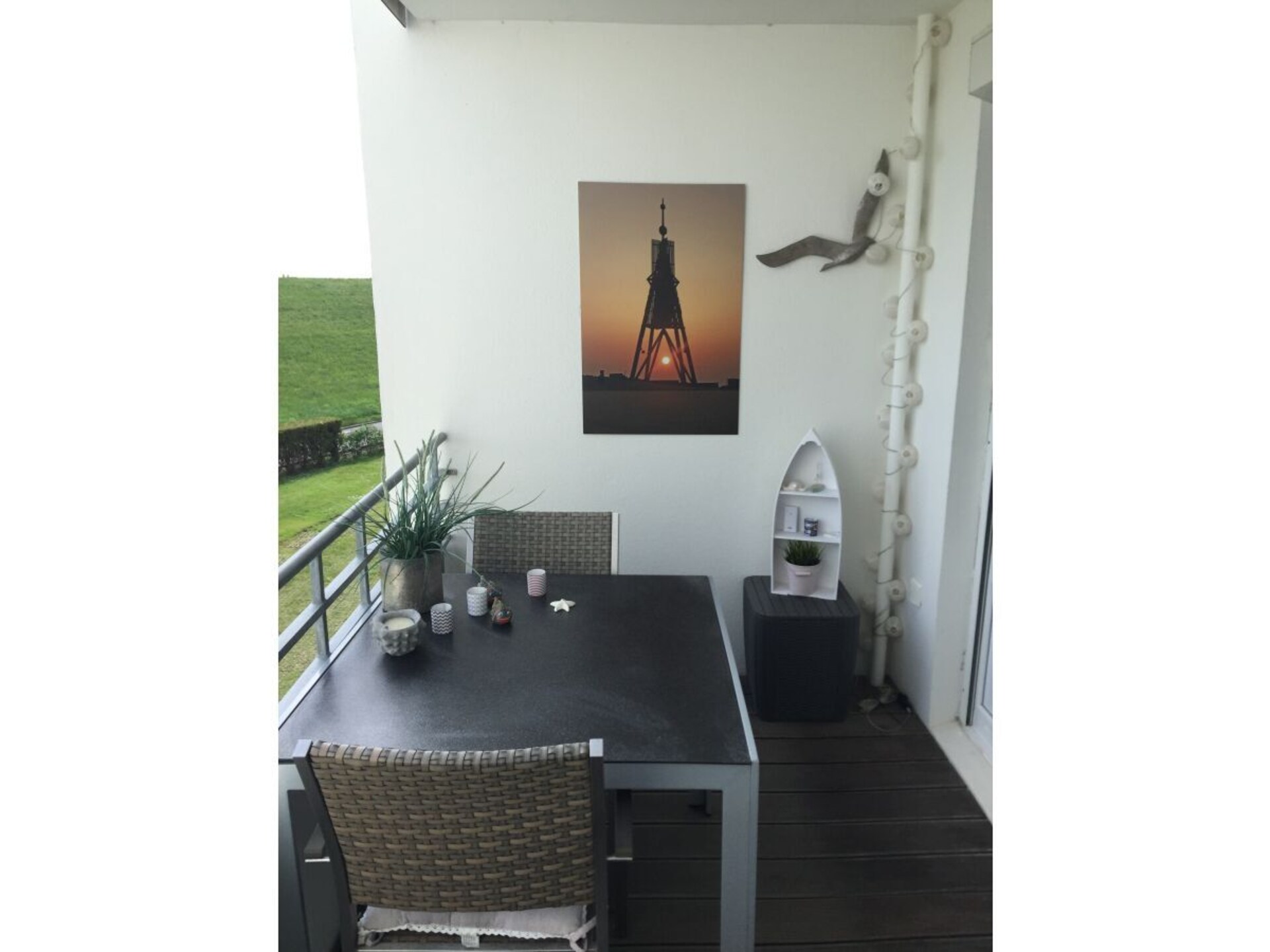 Appartement aan de dijk met weids uitzicht op zee en Kugelbake - foto 5