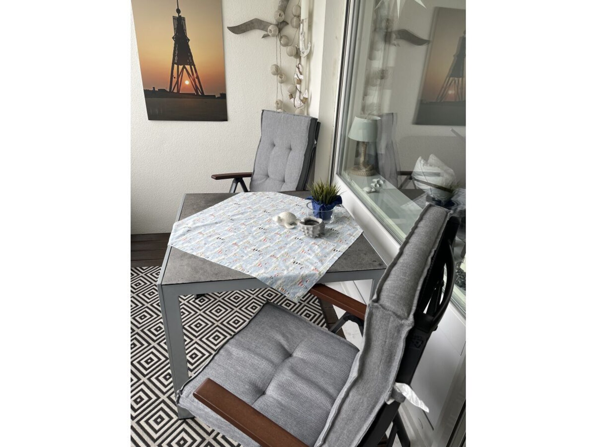 Appartement aan de dijk met weids uitzicht op zee en Kugelbake - foto 8