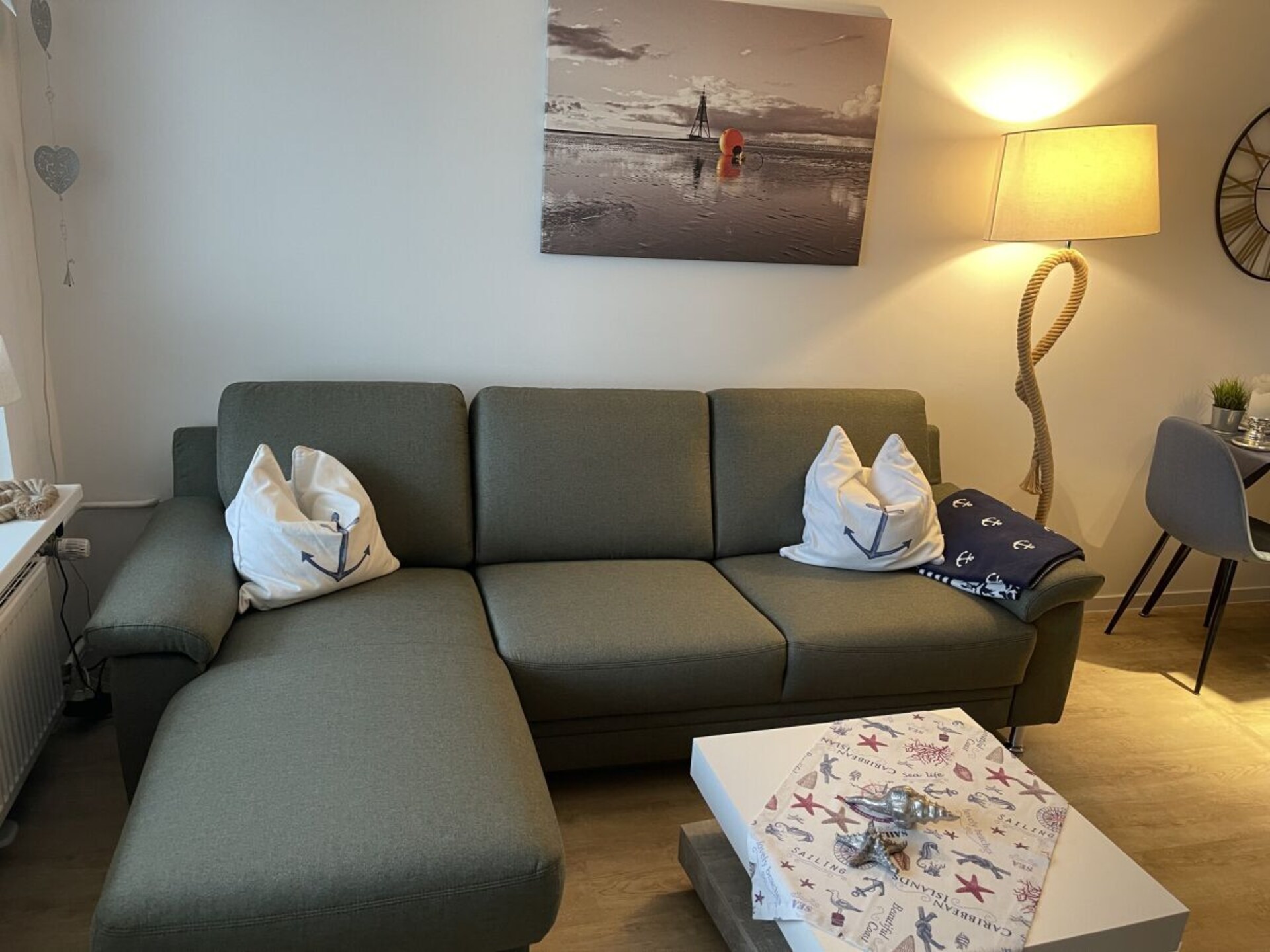 Appartement aan de dijk met weids uitzicht op zee en Kugelbake - foto 9