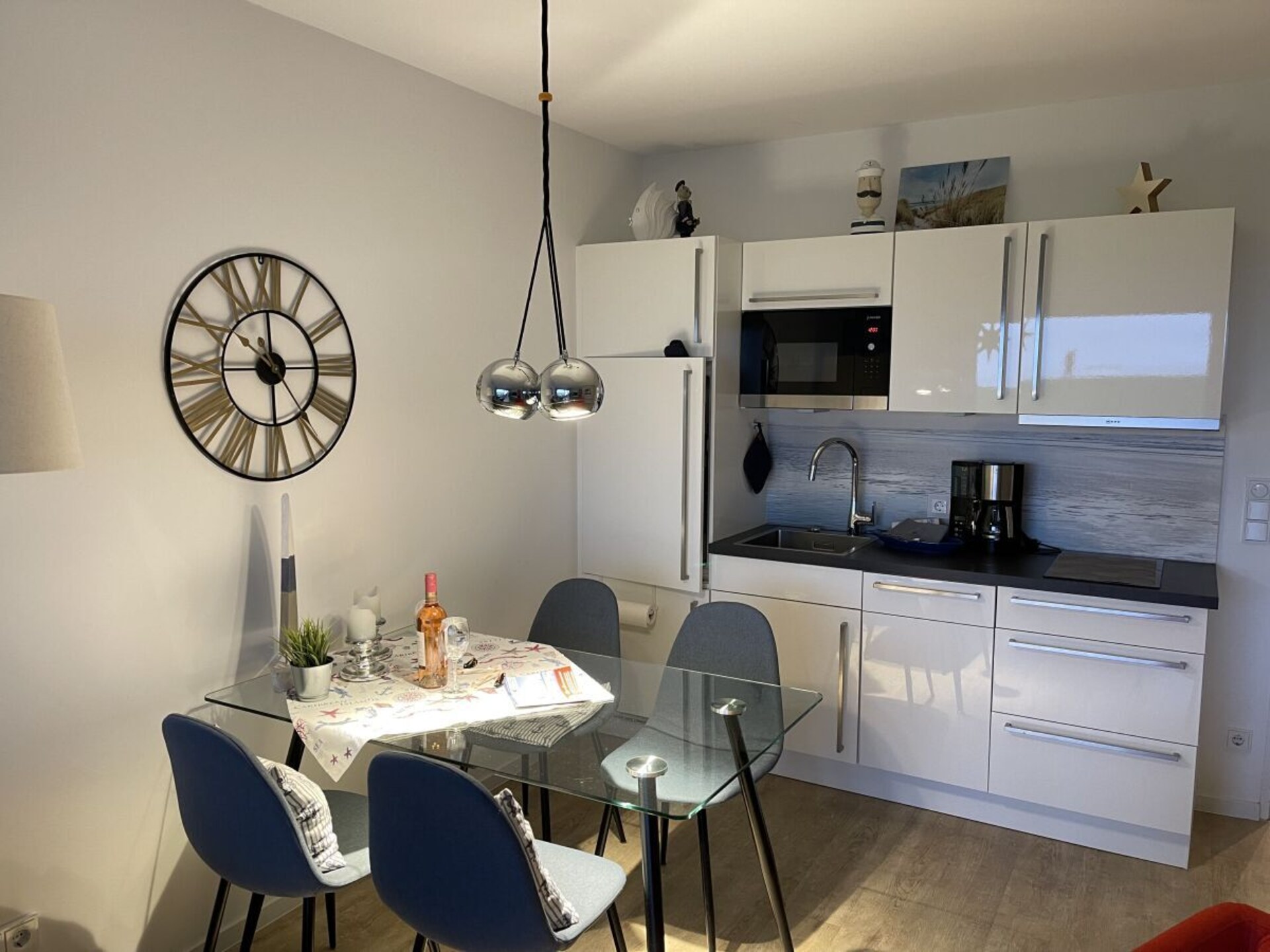 Appartement aan de dijk met weids uitzicht op zee en Kugelbake - foto 12