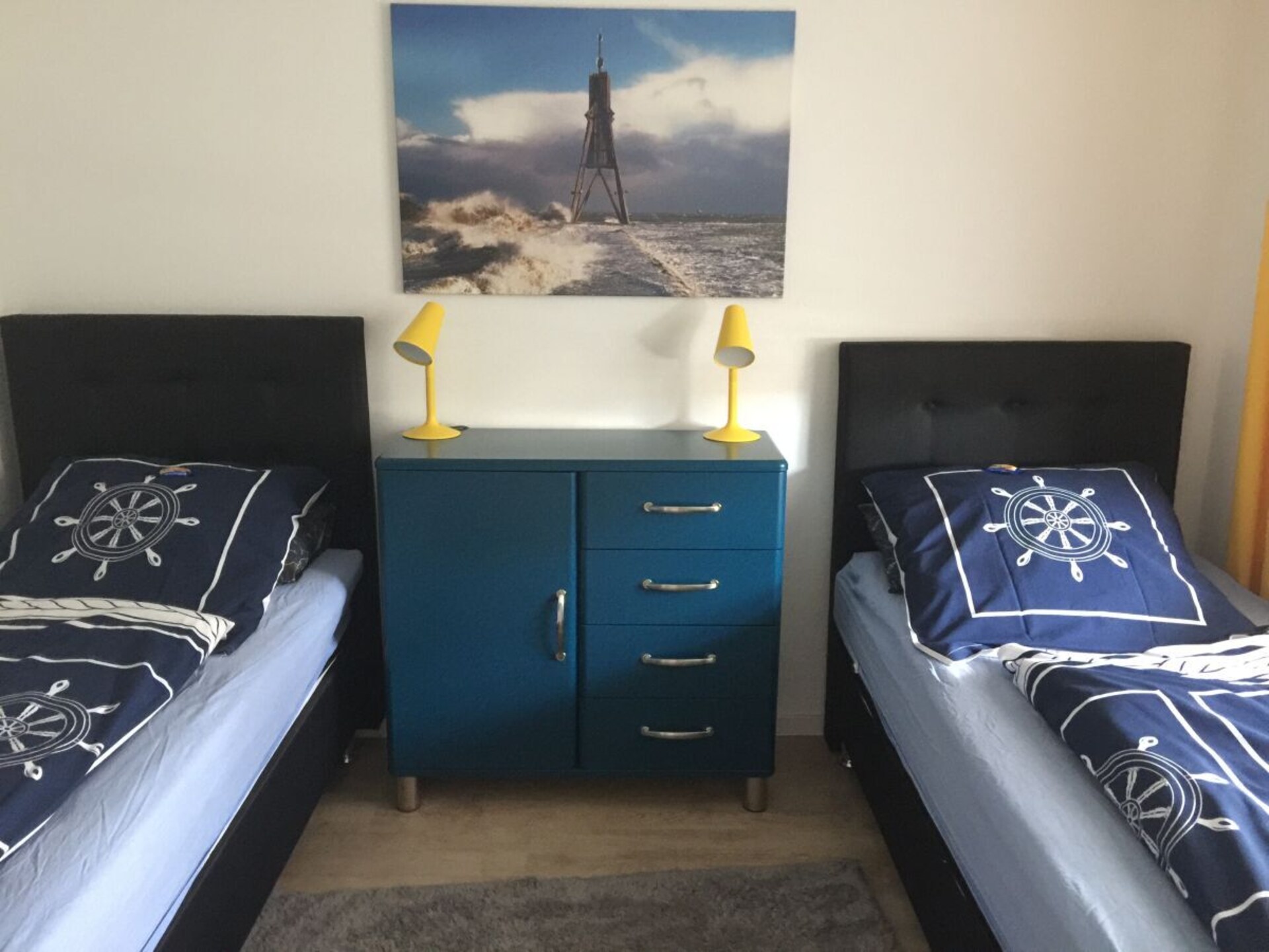Appartement aan de dijk met weids uitzicht op zee en Kugelbake - foto 15