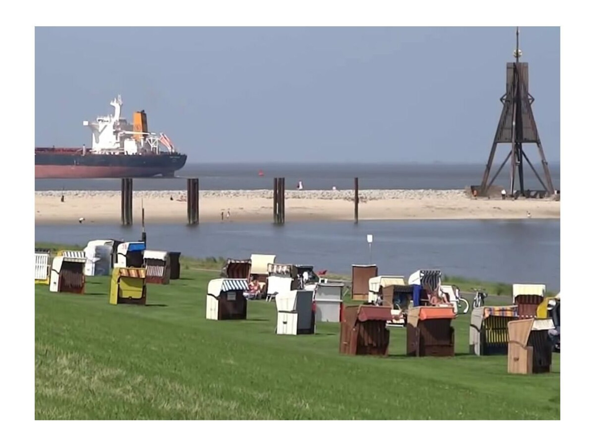 Appartement aan de dijk met weids uitzicht op zee en Kugelbake - foto 29