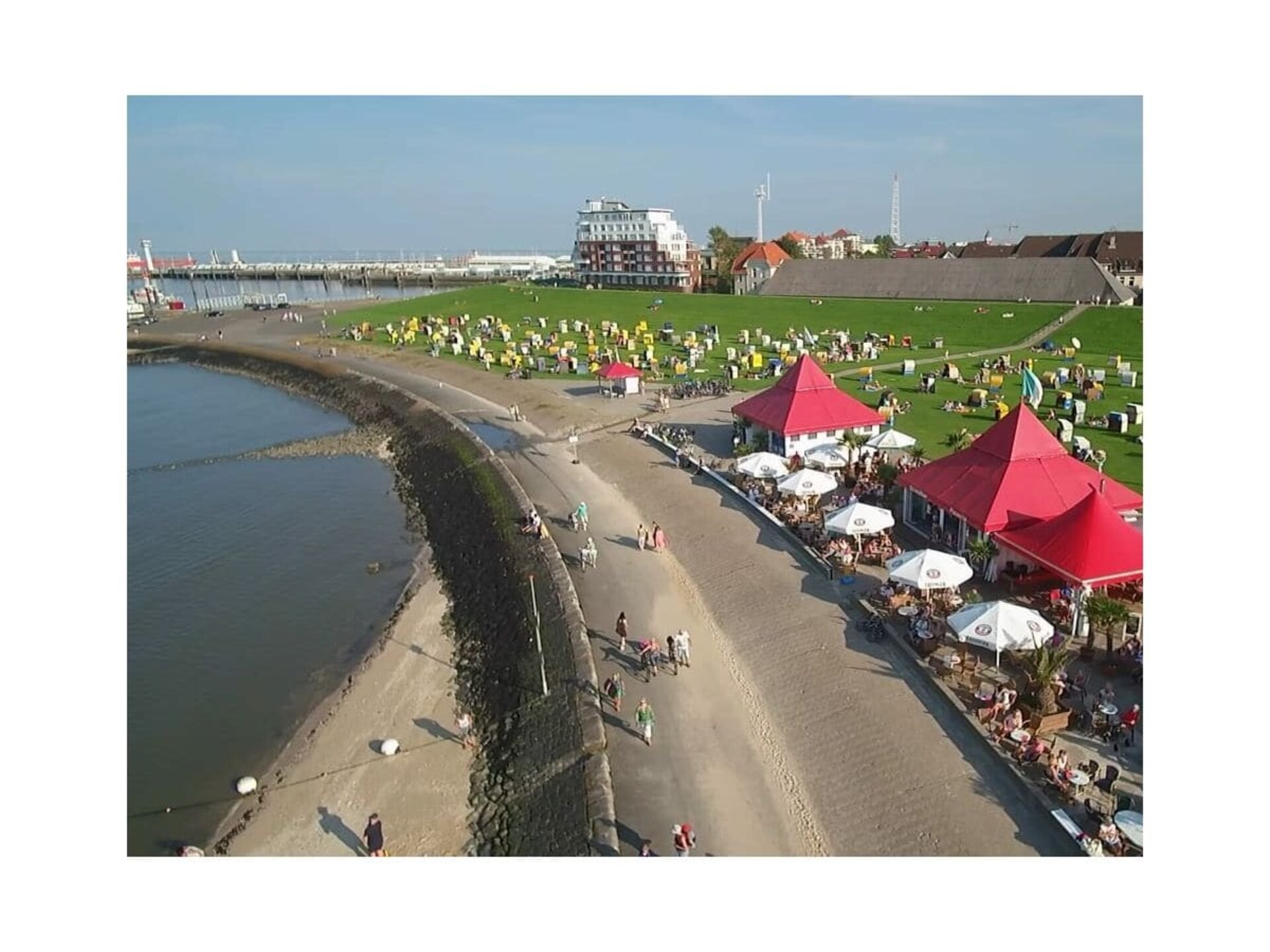 Appartement aan de dijk met weids uitzicht op zee en Kugelbake - foto 30