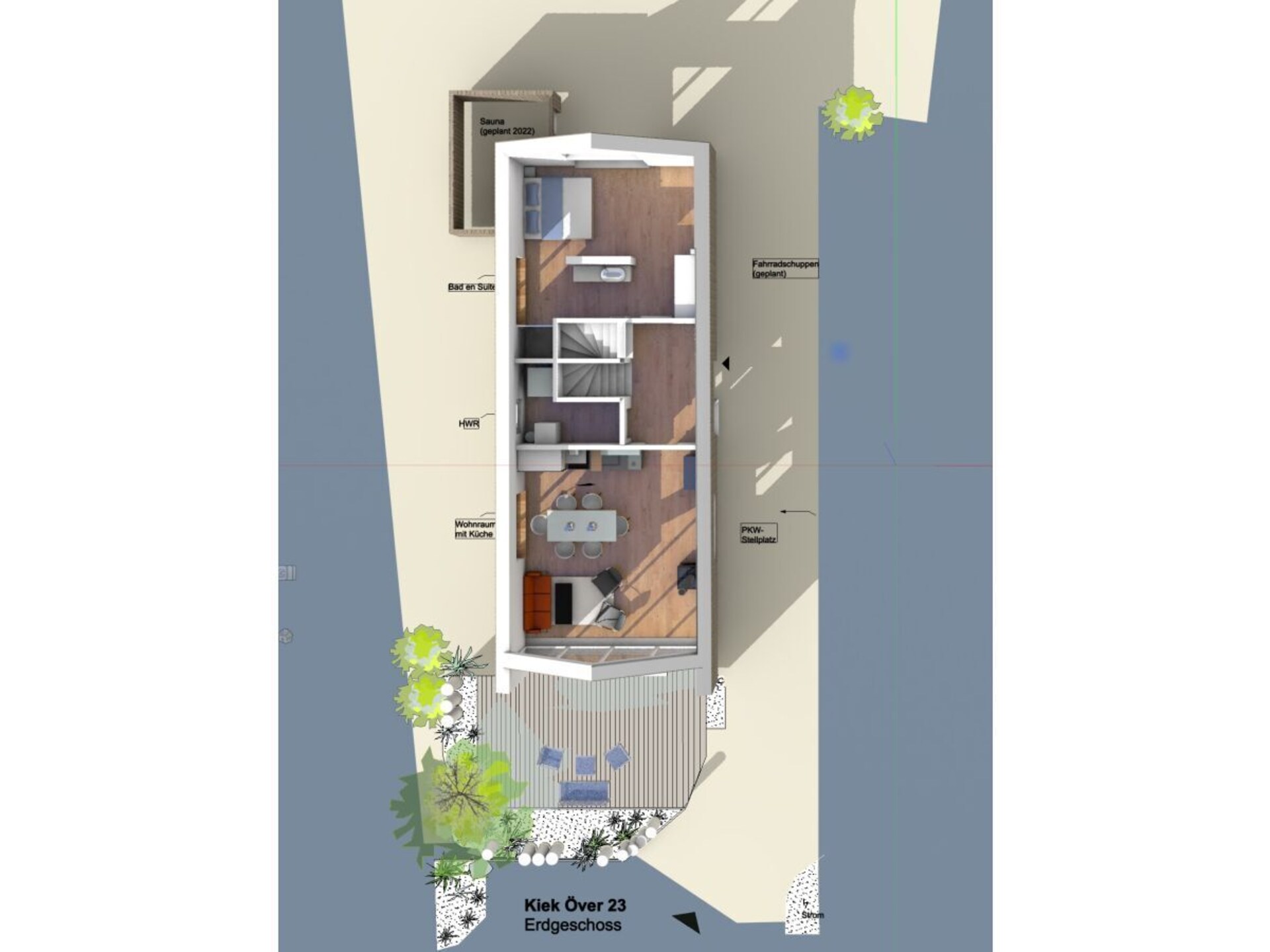 Architectonisch vakantiehuis met sauna en zonnige tuin op 2 km van Zingst - foto 40