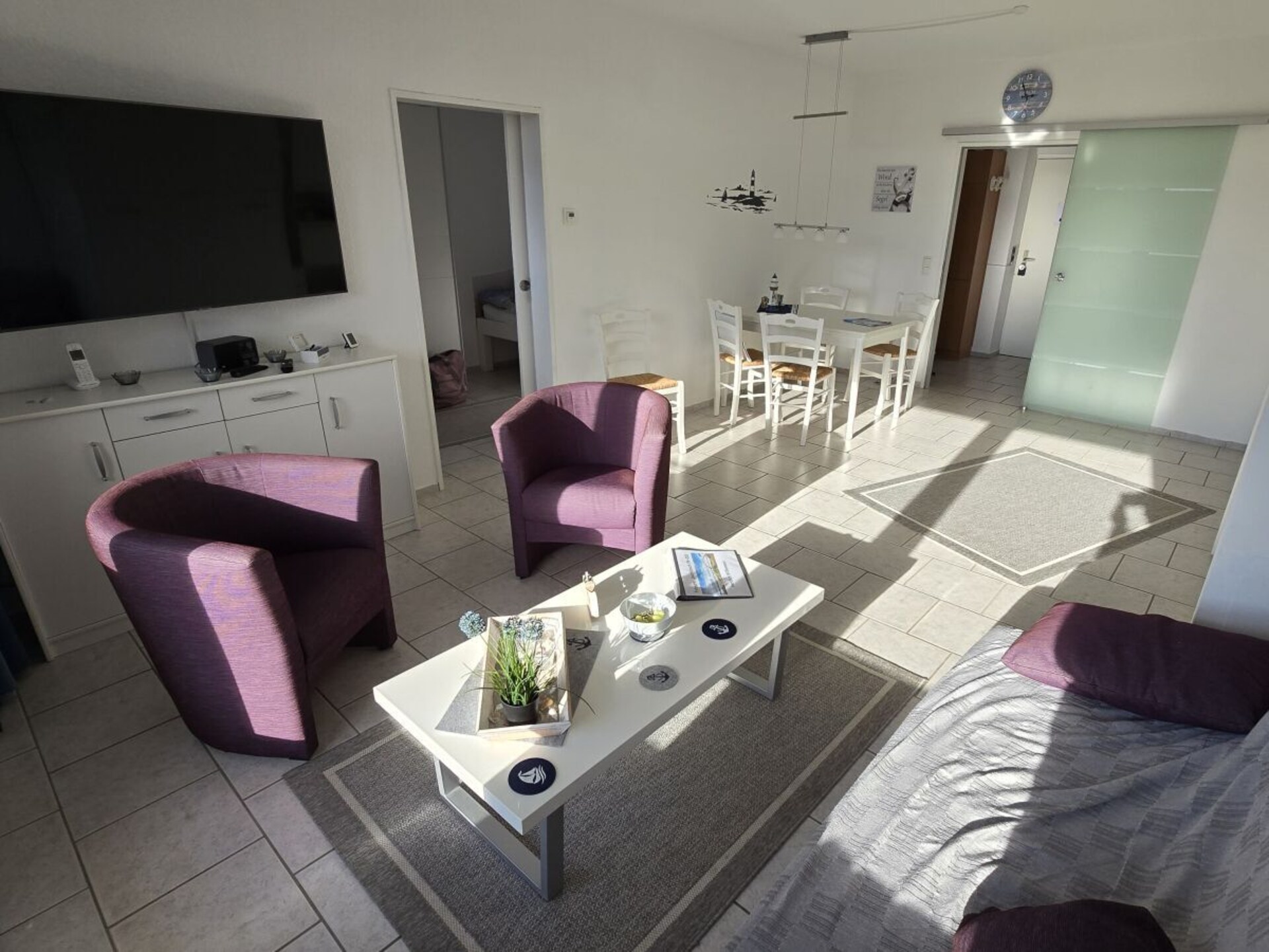 Zonnig appartement op Fehmarn met balkon en WiFi, vlakbij het centrum - foto 6