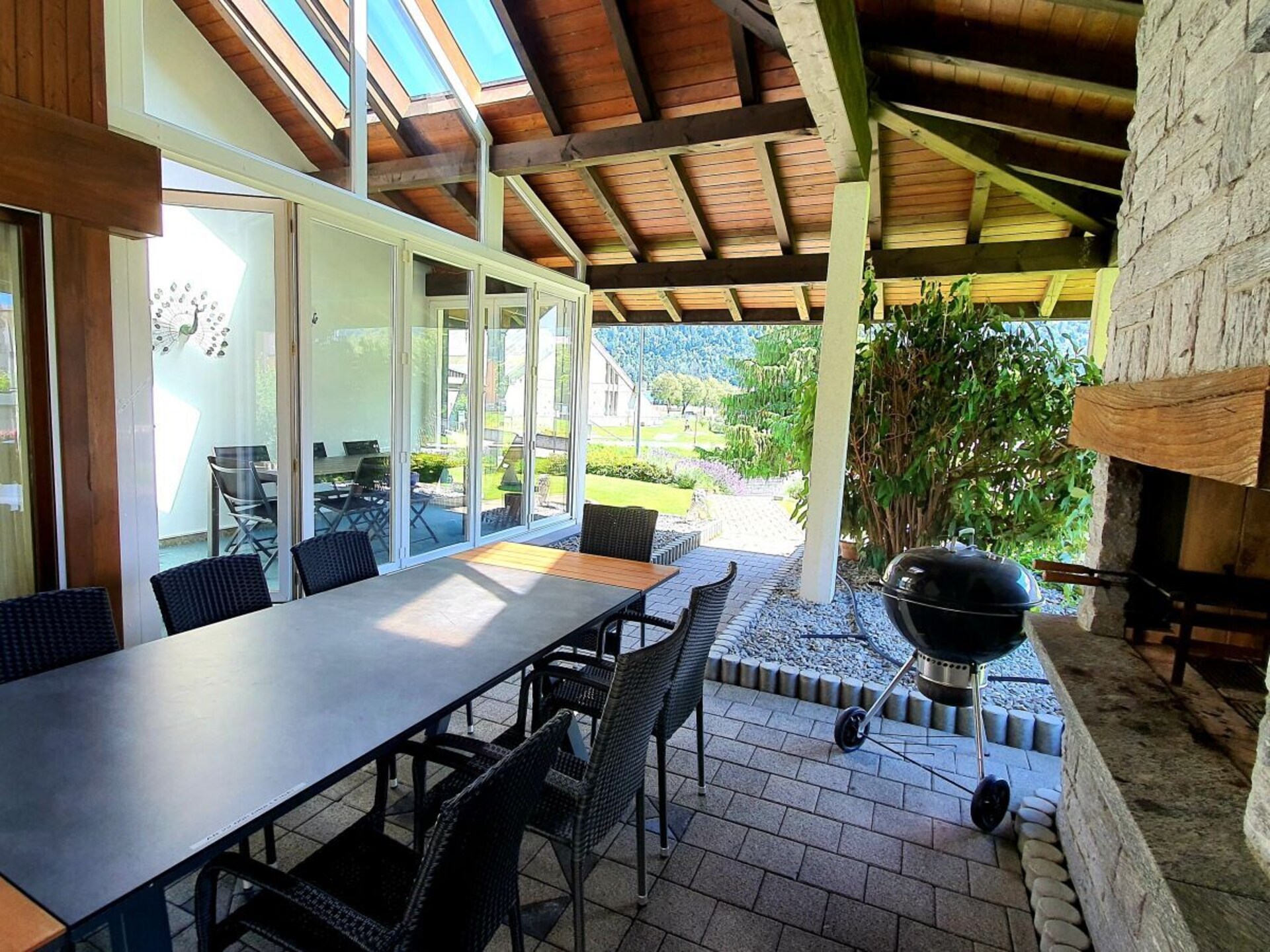 Ruime 7-slaapkamer villa met romantische bogen en bergzicht in Steg - foto 36
