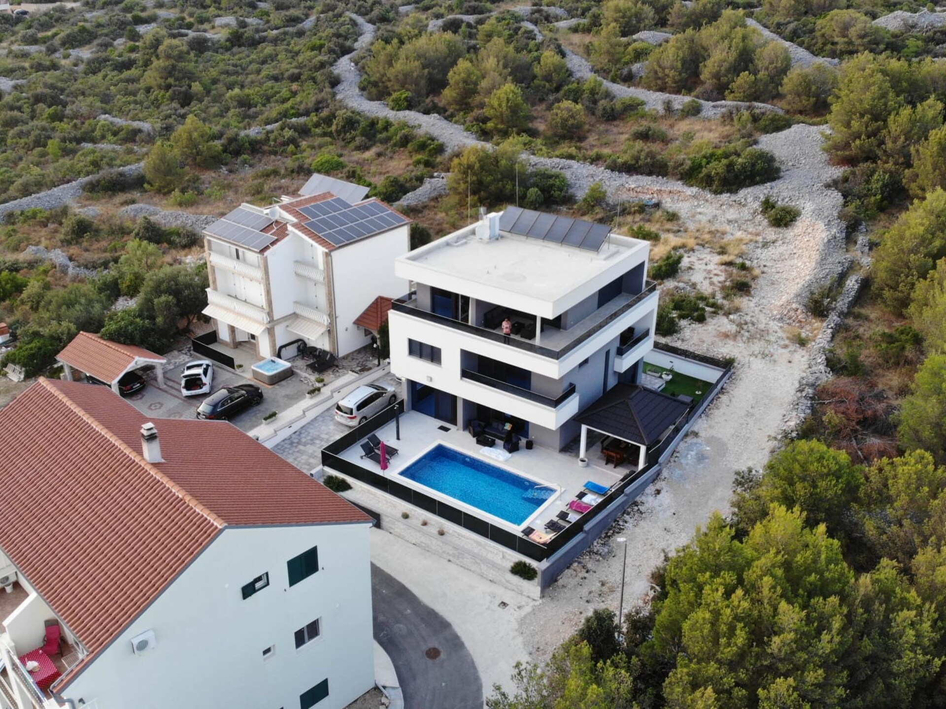 Villa Shaula: Modern 5-kamer villa met zwembad, sauna & gym nabij Šibenik - foto 25
