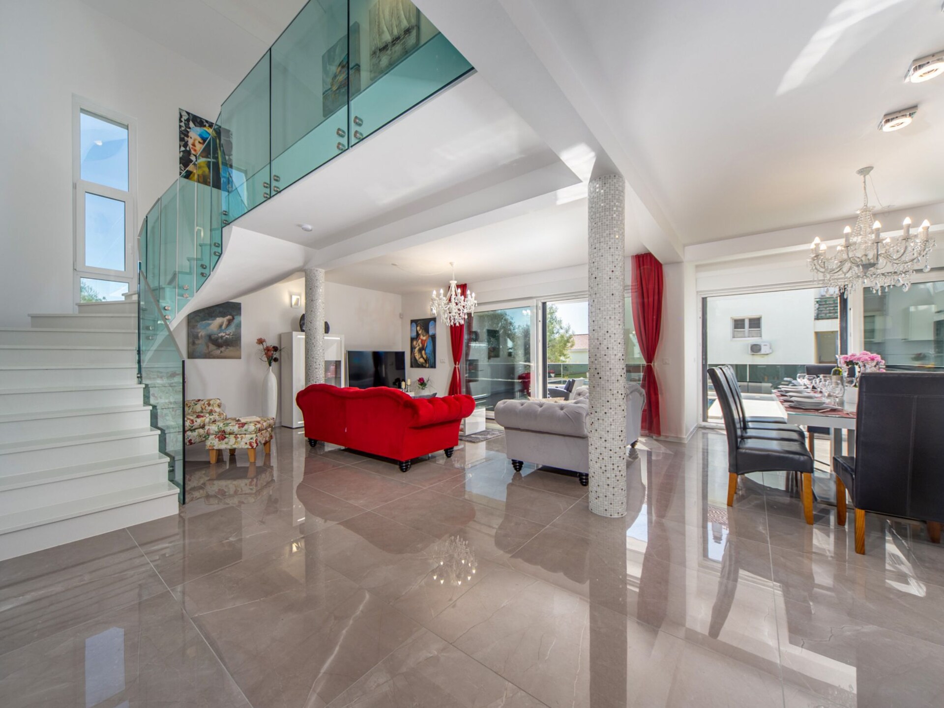 Villa Shaula: Modern 5-kamer villa met zwembad, sauna & gym nabij Šibenik - foto 1