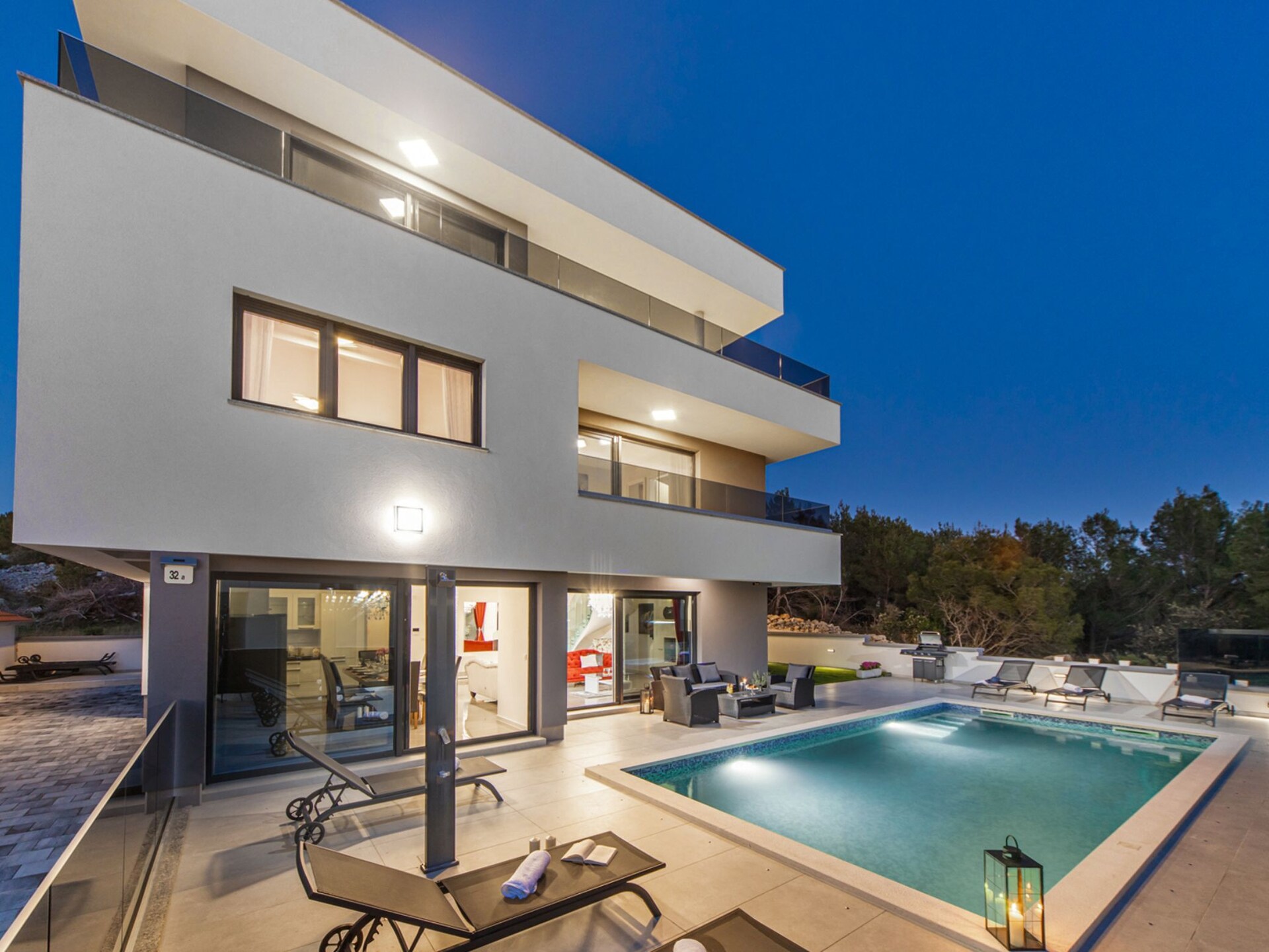 Villa Shaula: Modern 5-kamer villa met zwembad, sauna & gym nabij Šibenik - foto 28