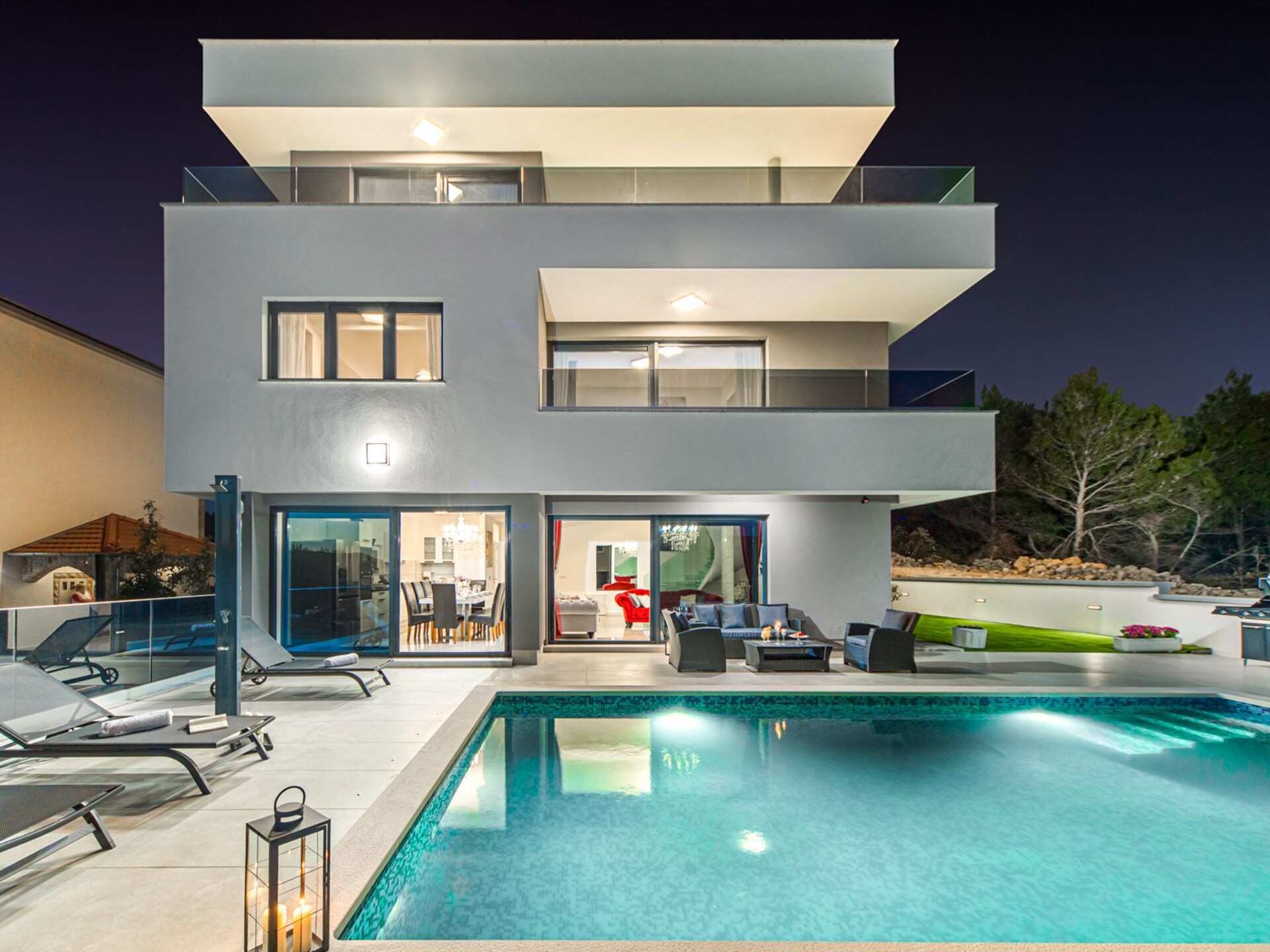 Villa Shaula: Modern 5-kamer villa met zwembad, sauna & gym nabij Šibenik - foto 29