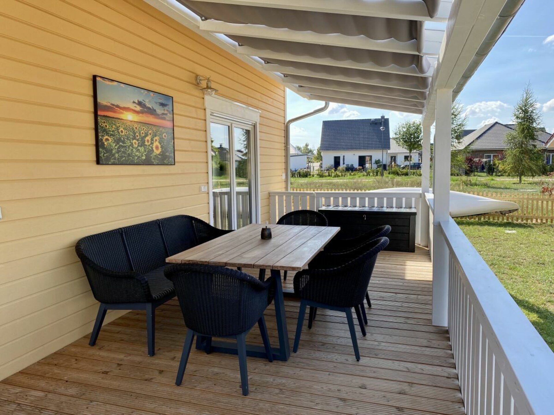 Modern houten vakantiehuis met sauna en zicht op het Great Warinermeer - foto 5