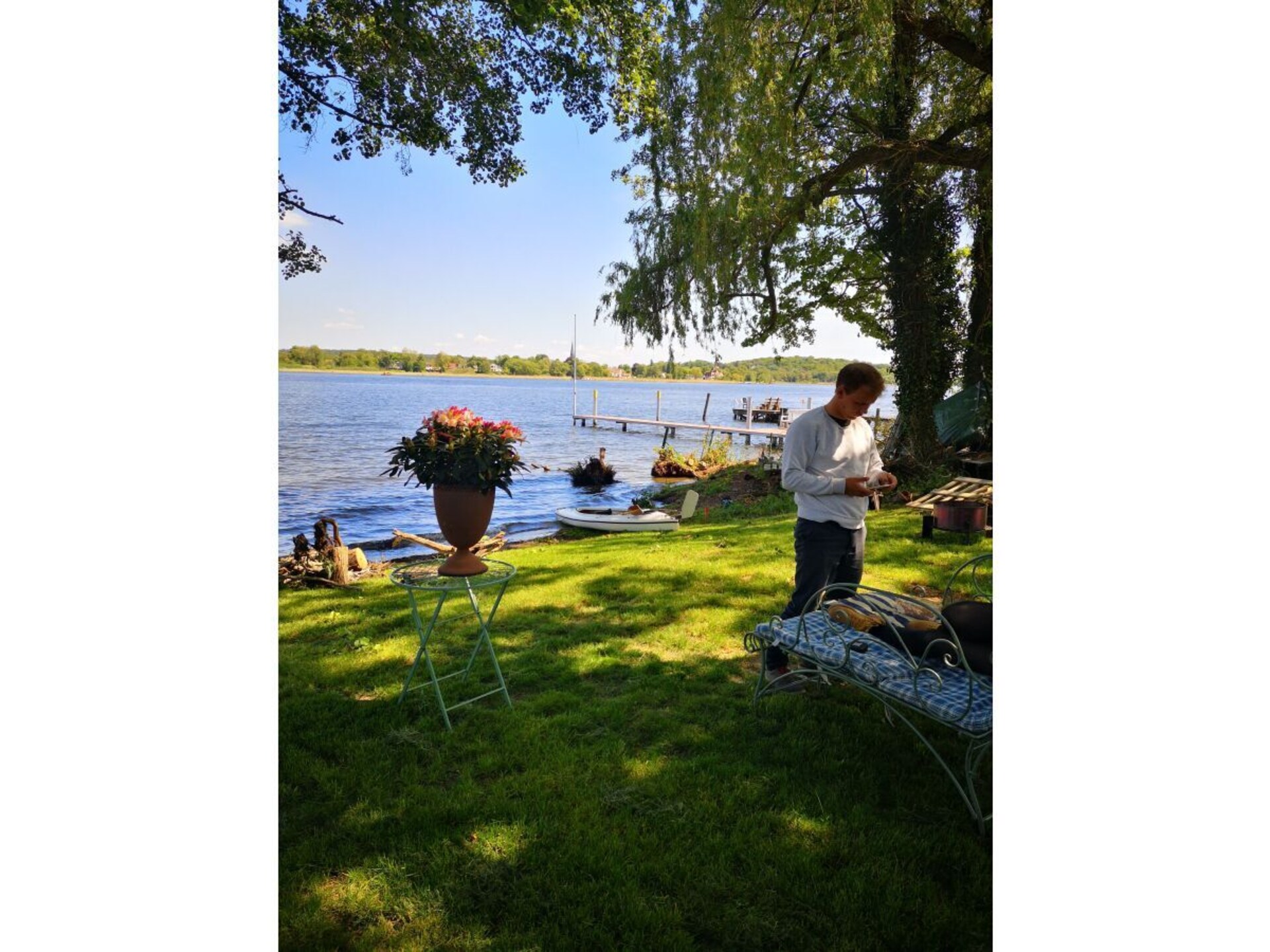 Architectonisch longhouse aan het water bij Werder Havel - foto 28