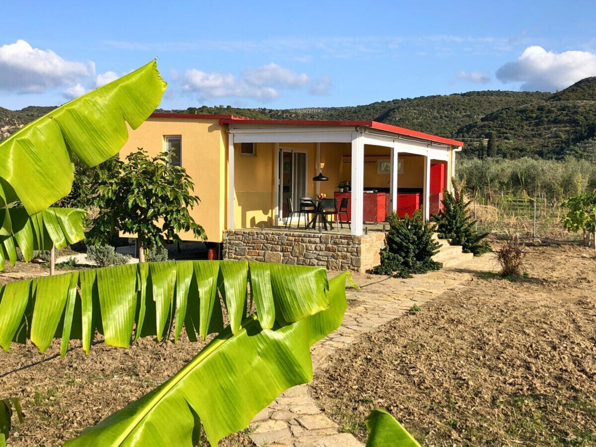 Eco Banana Home: Tiny house op 180m van zee in Finikounda - foto 1